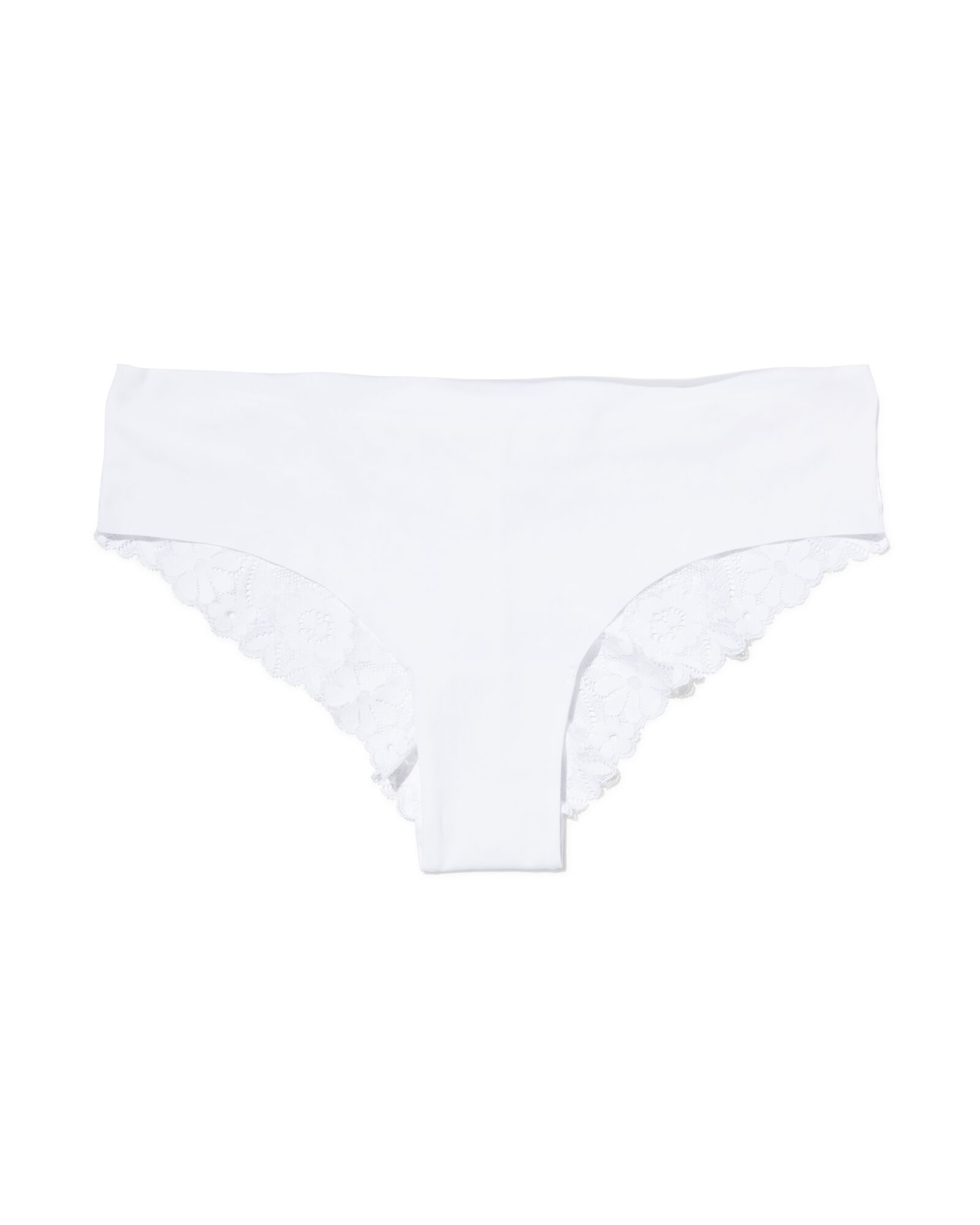 slip br&eacute;silien femme micro avec dentelle blanc blanc - 19620124WHITE - HEMA
