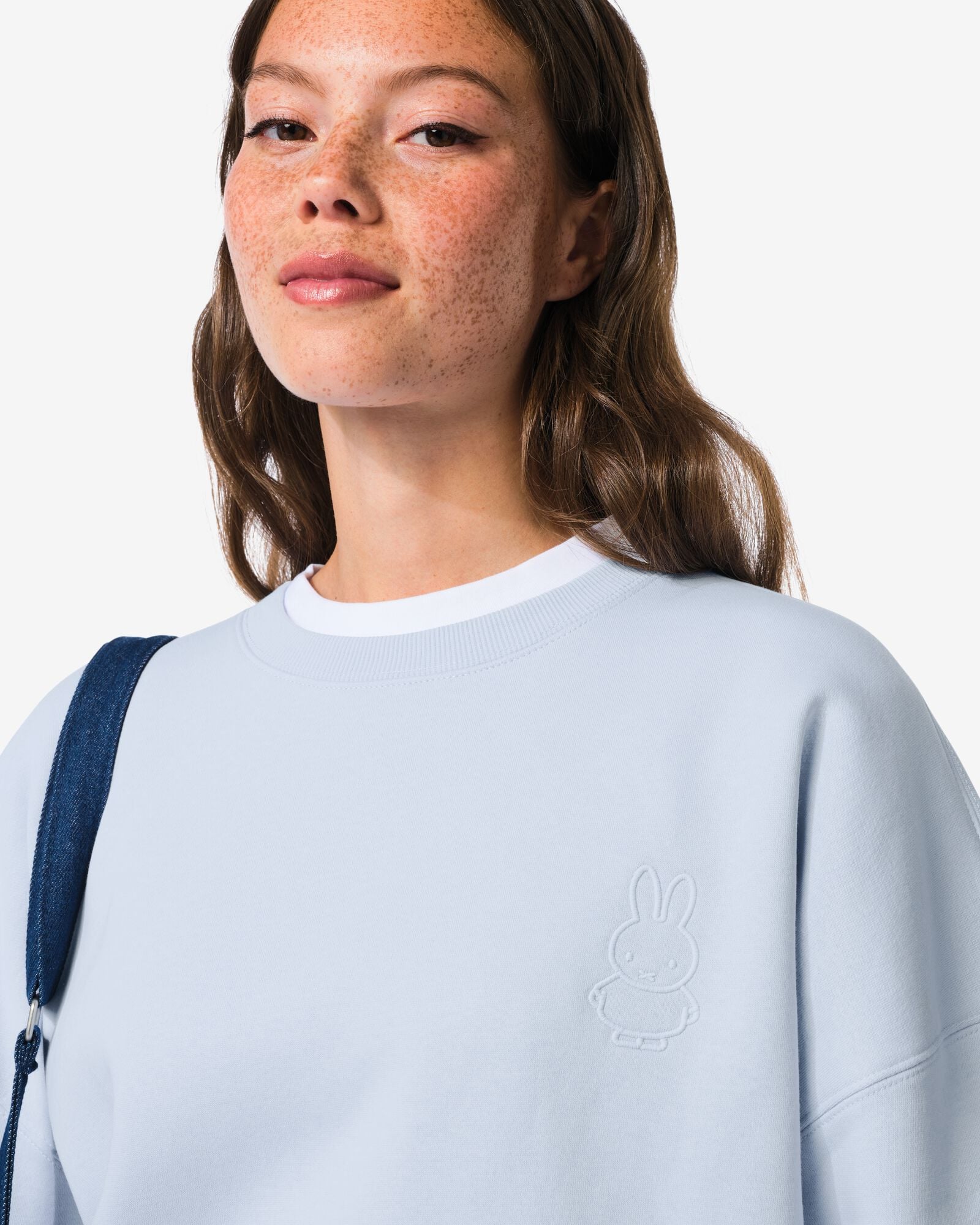 Miffy-Pullover f&uuml;r Erwachsene, Gr&ouml;&szlig;e L blau L - 14990189 - HEMA