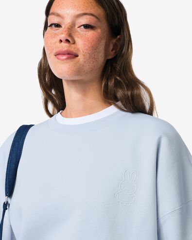 Miffy-Pullover f&uuml;r Erwachsene, Gr&ouml;&szlig;e L blau L - 14990189 - HEMA