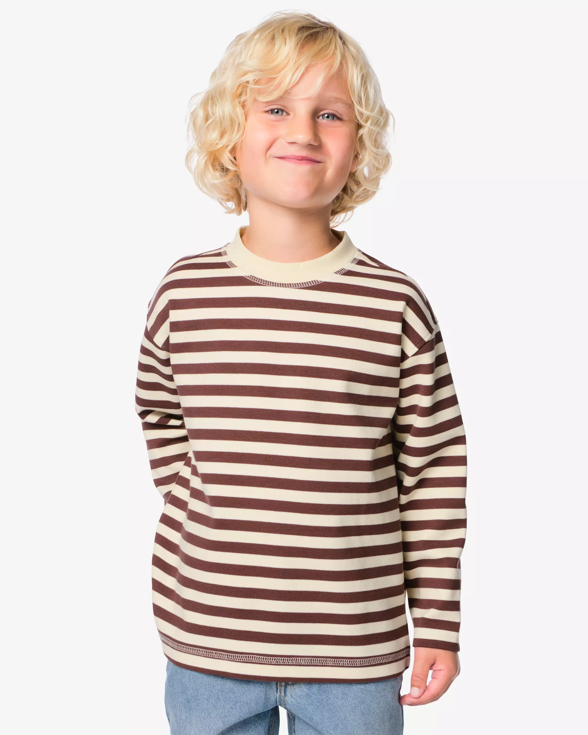t-shirt enfant jersey rayures