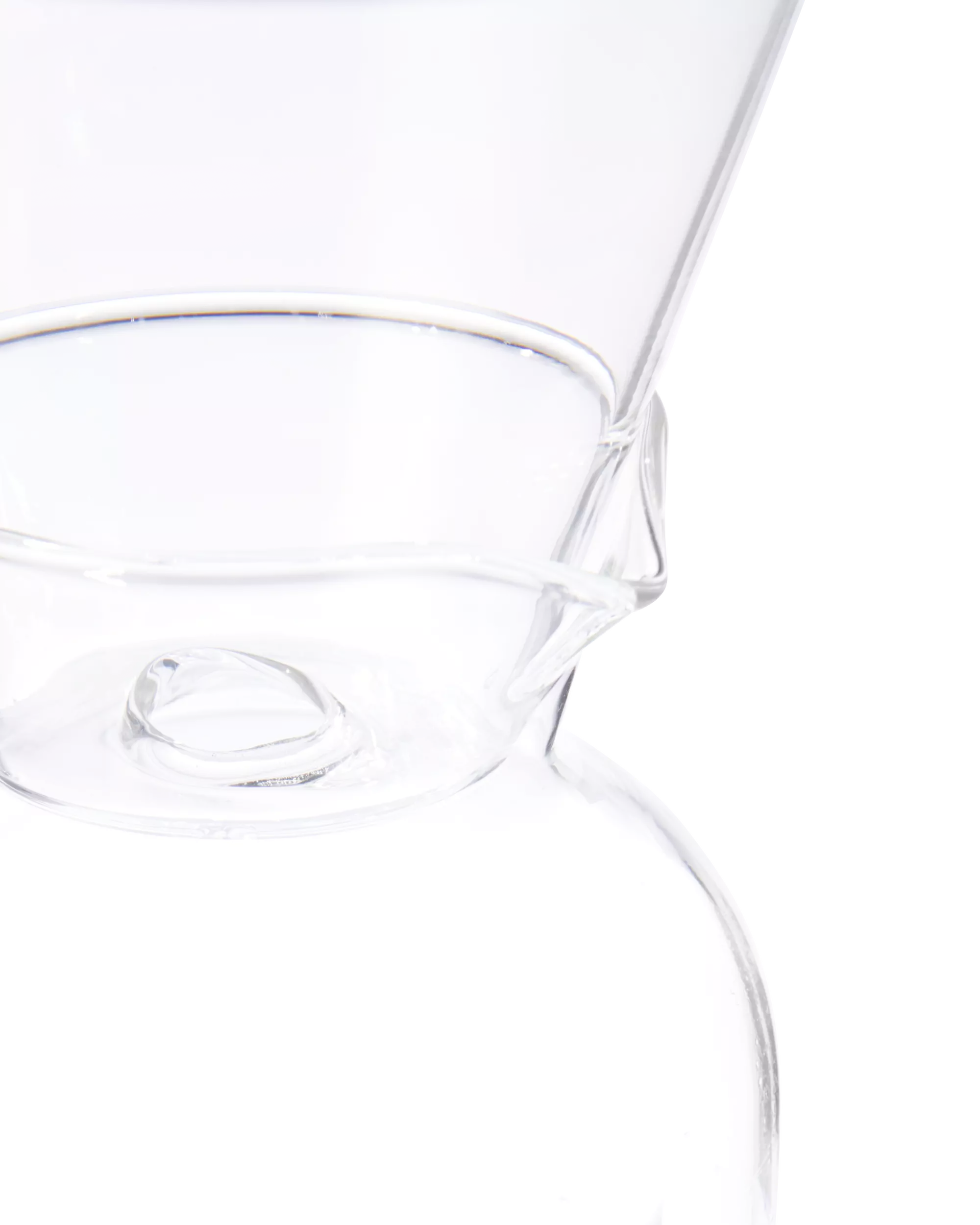 koffiekan met filter Koffiebinkie glas 600ml