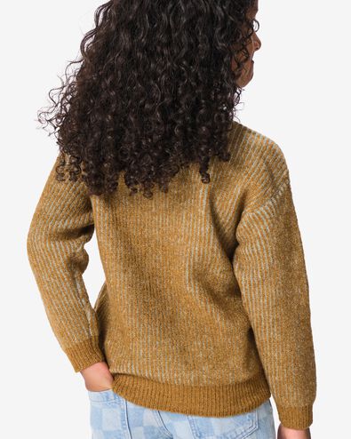kindertrui rib strepen lichtblauw lichtblauw - 30729207LIGHTBLUE - HEMA