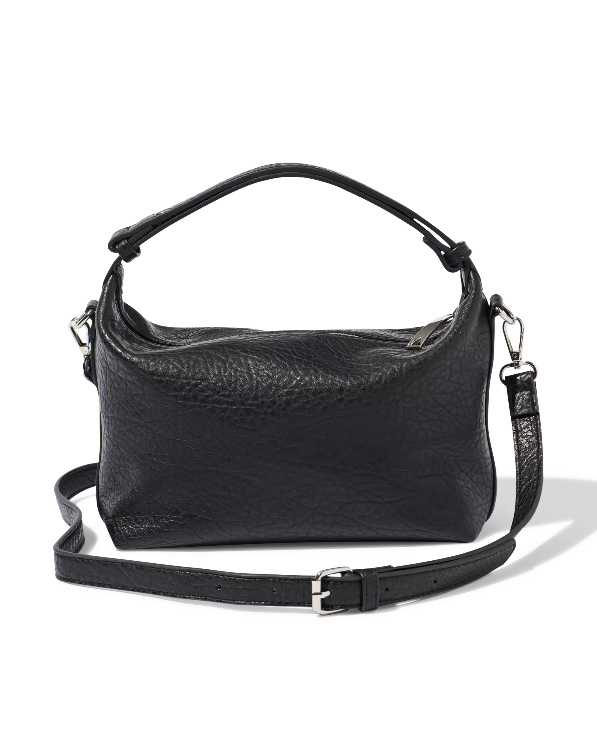 sac bandoulière 25 x 11 x 27 cm similicuir noir