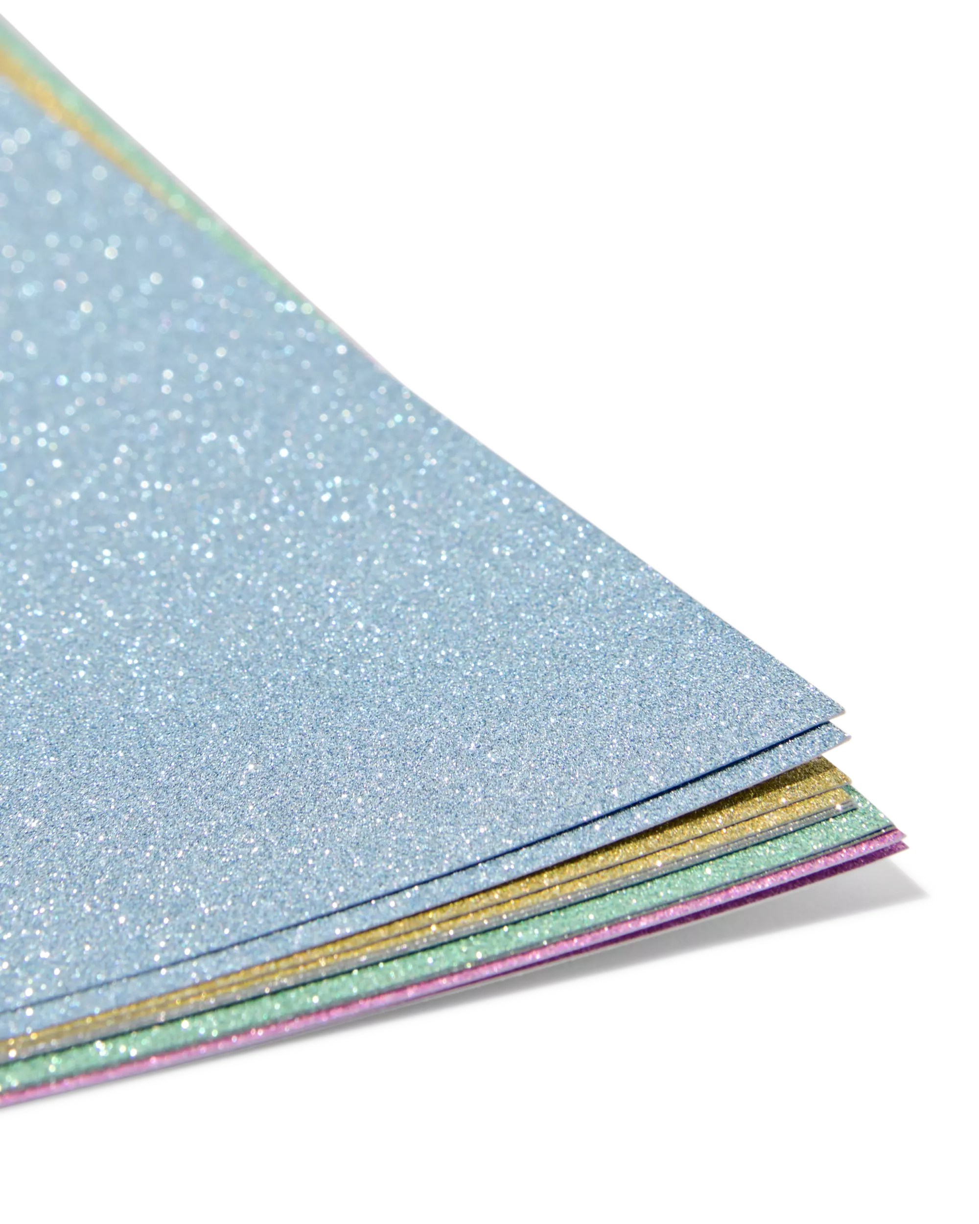 papier pailleté et métallisé A4 - 20 pièces
