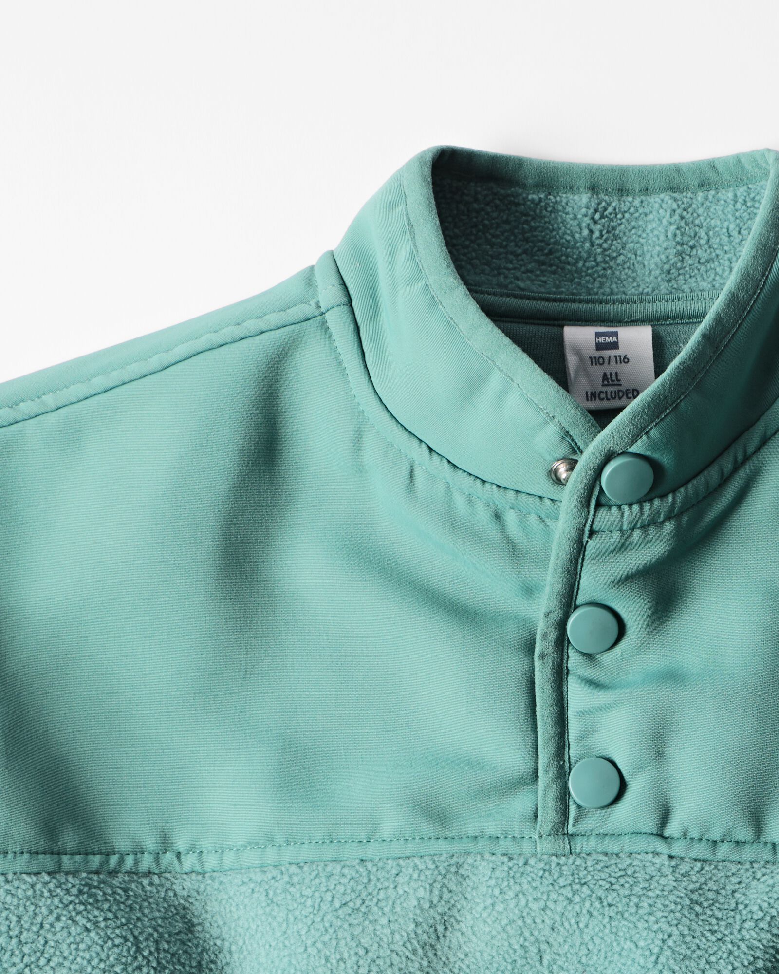 pull enfant polaire vert vert - 30730801GREEN - HEMA