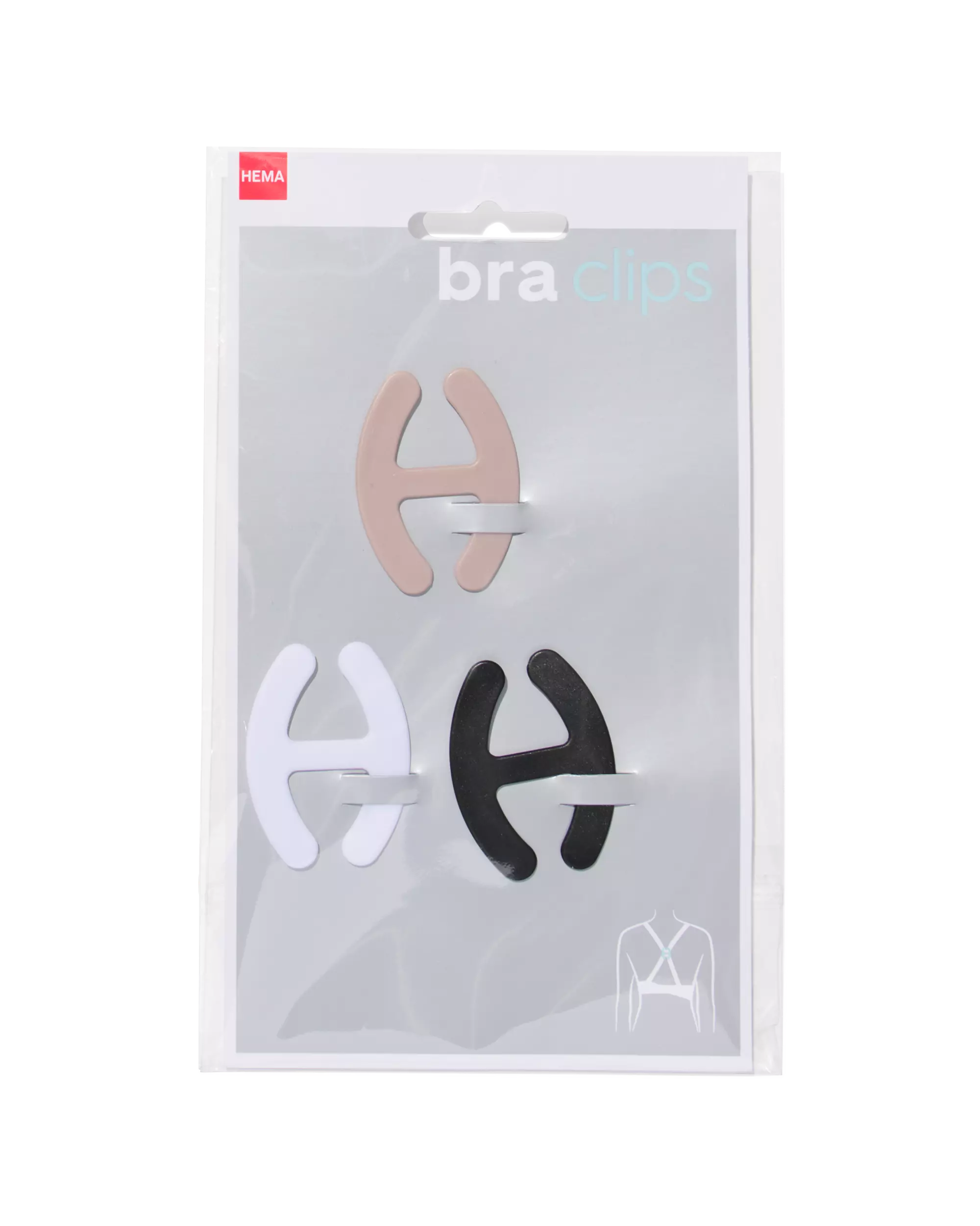 Lot de 3 clips pour soutien-gorge