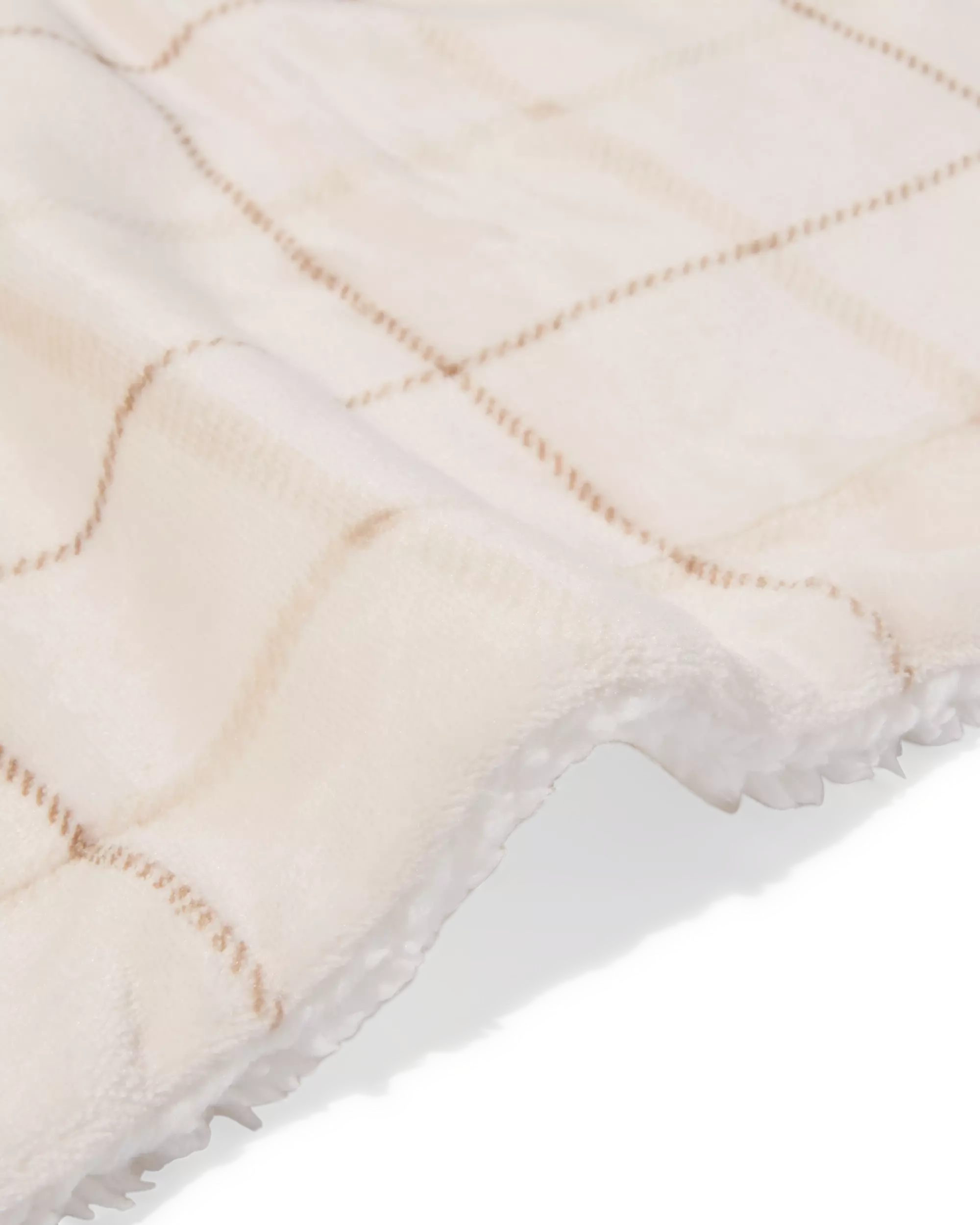 plaid 130x150cm sherpa naturel
