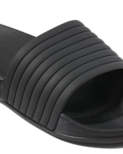 sandales femme avec bride nervur&eacute;e noir noir - 34860035BLACK - HEMA