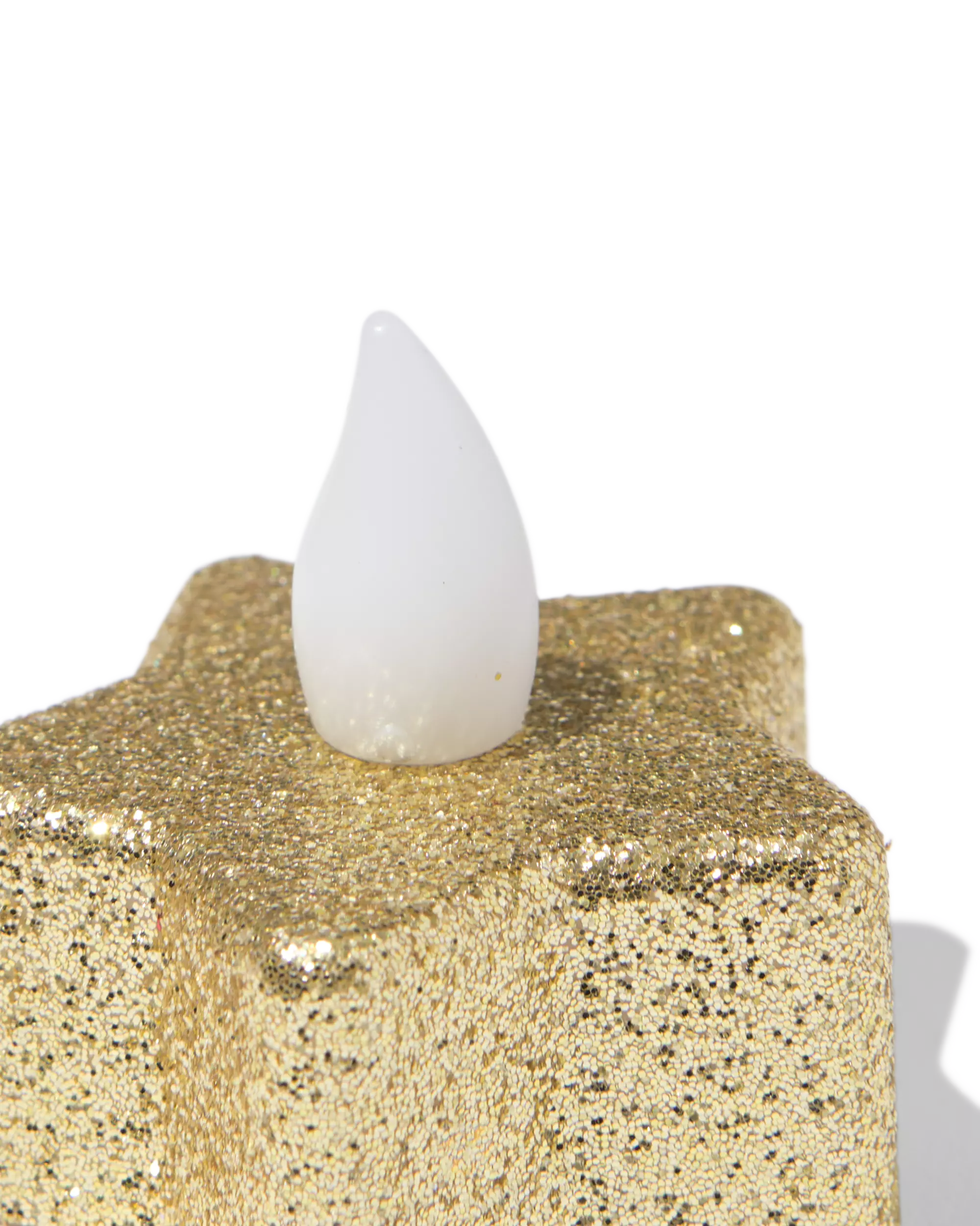 bougie chauffe-plat les ⌀3,8 x 2,5 cm pailletes étoile - 2 pièces