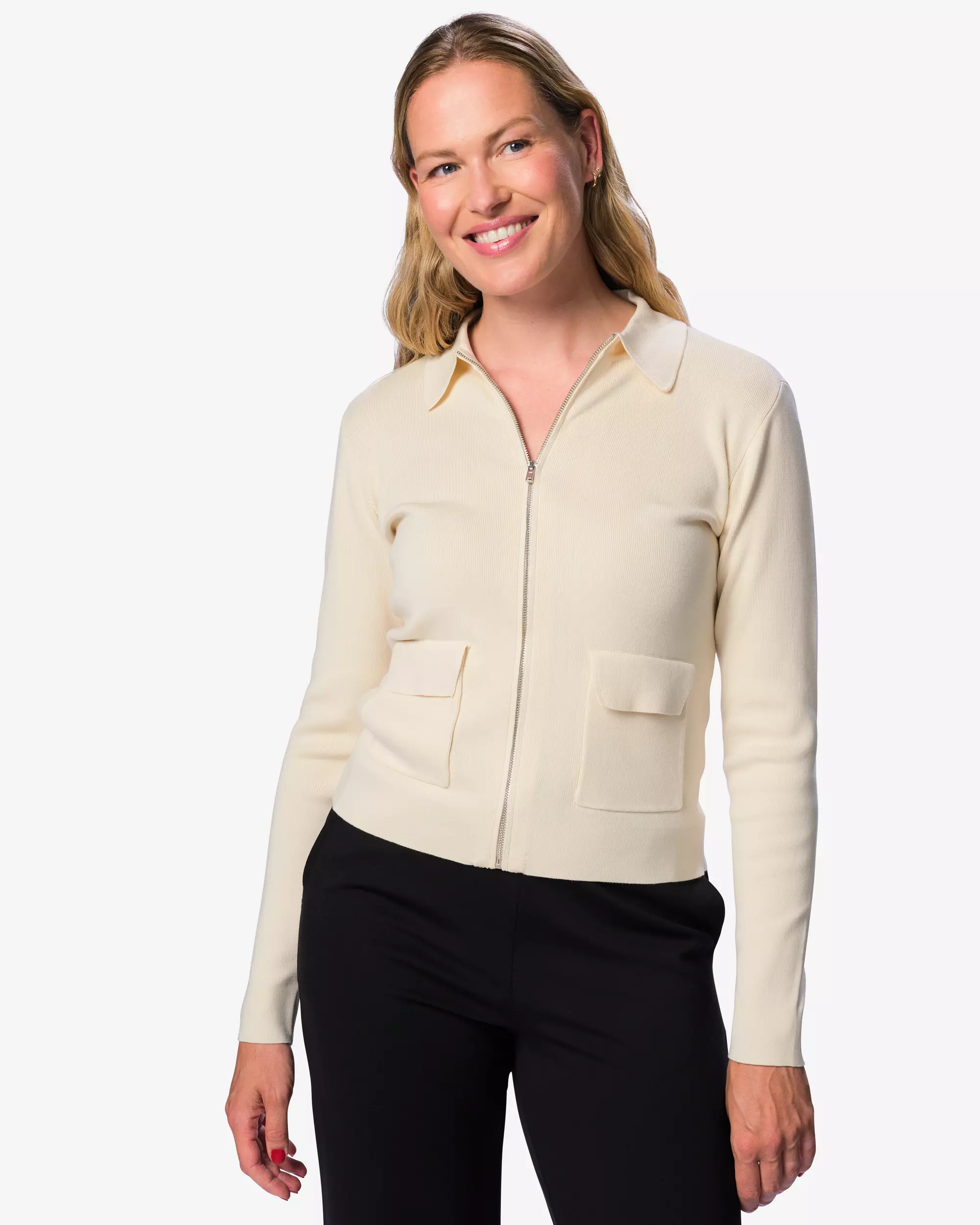 damesvest gebreid