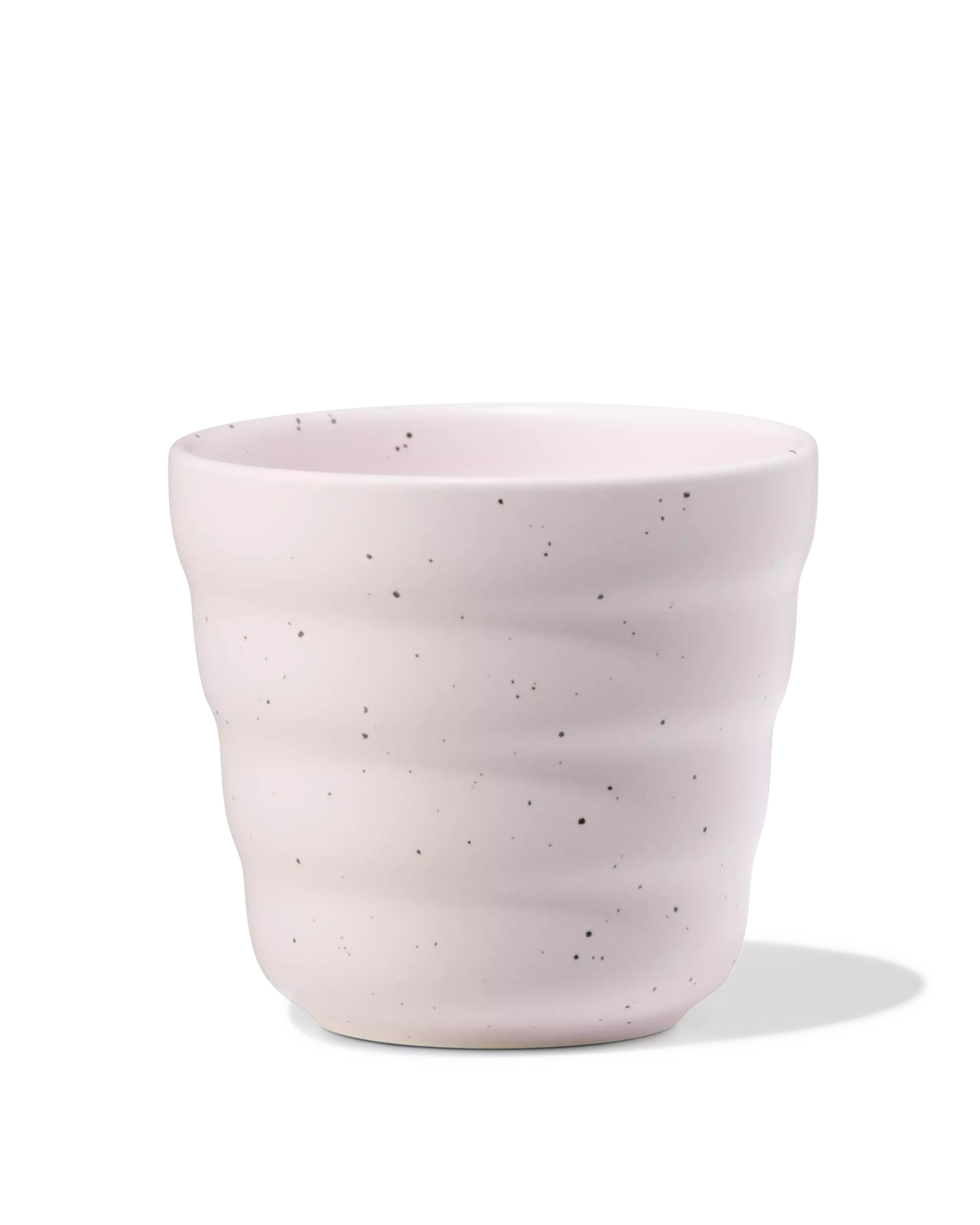 koffiekopje 200ml Trend aardewerk roze spikkels