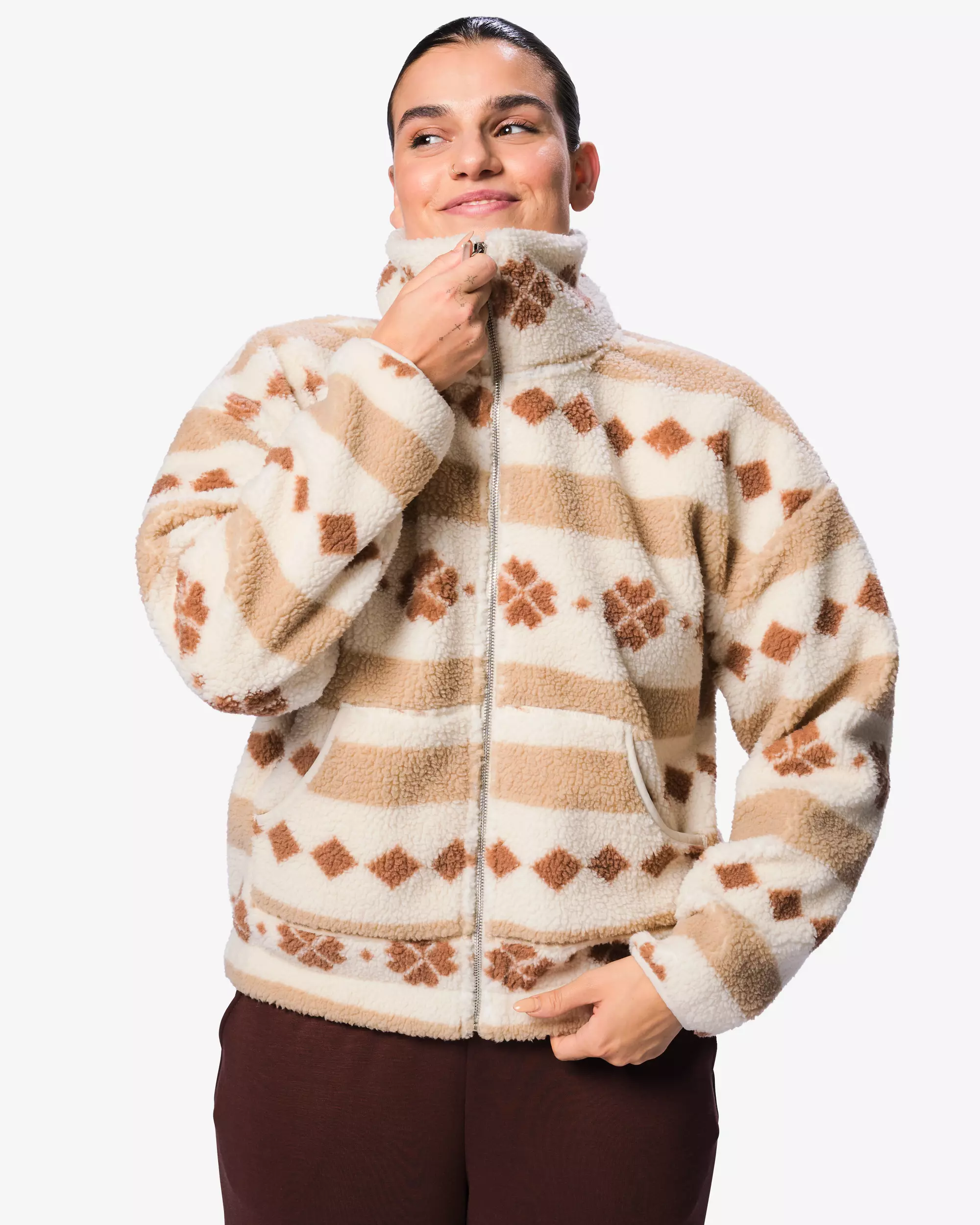 cardigan femme sherpa 