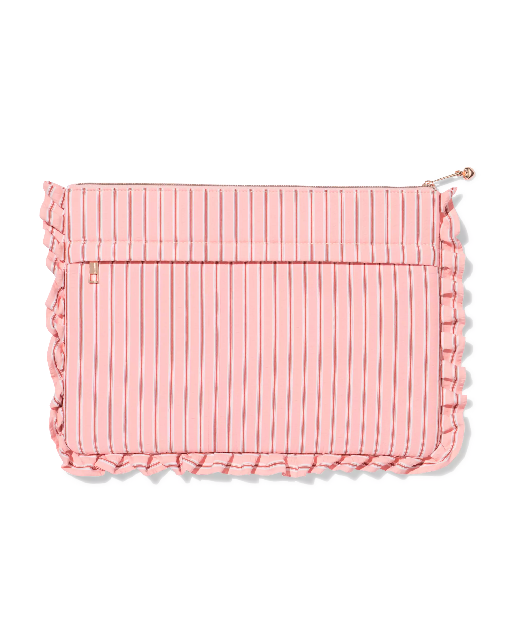 housse pour ordinateur portable 36x29cm rayures franges