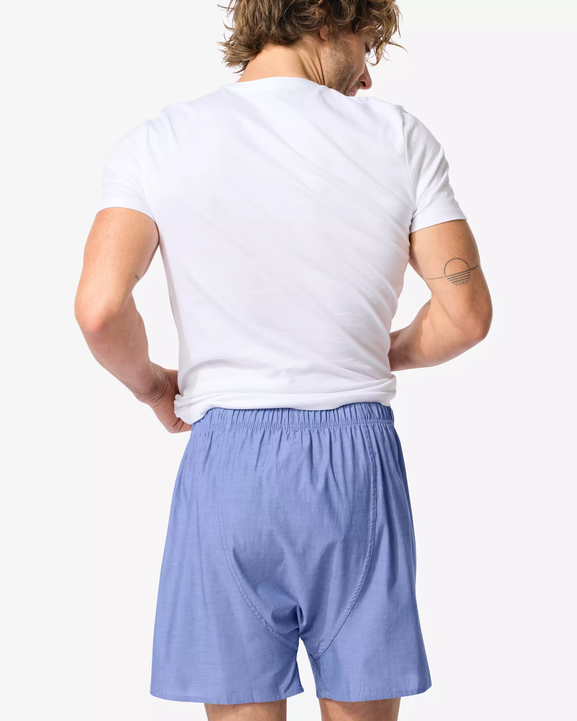 boxer ample en chambray pour homme