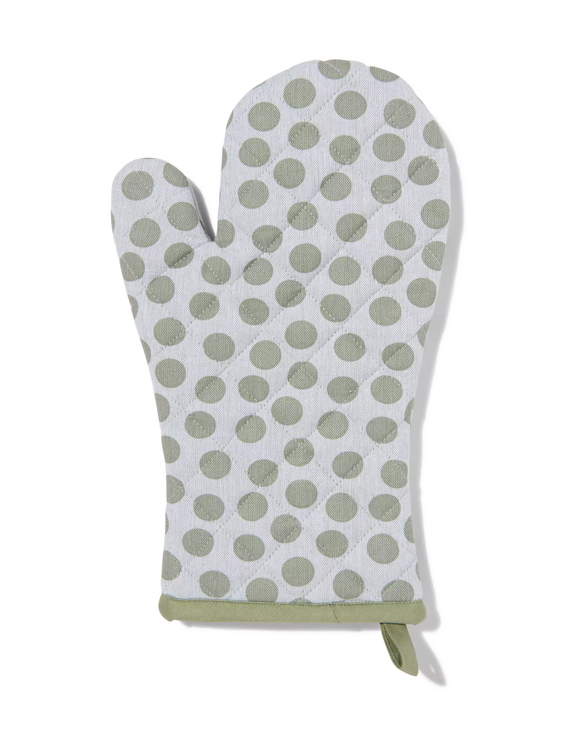 gant épais 32x20 pois verts