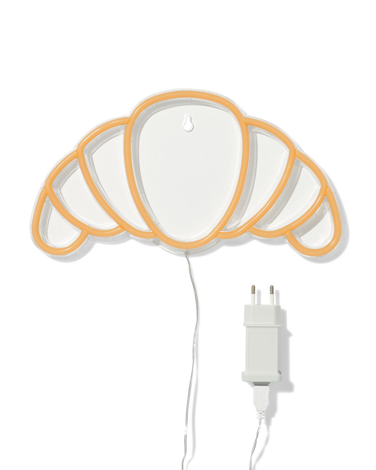 neon LED-lamp 30x16cm croissant  - 60100374 - HEMA