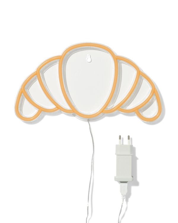 Neon-LED-Lampe, 30 &times; 16 cm, Croissant  - 60100374 - HEMA