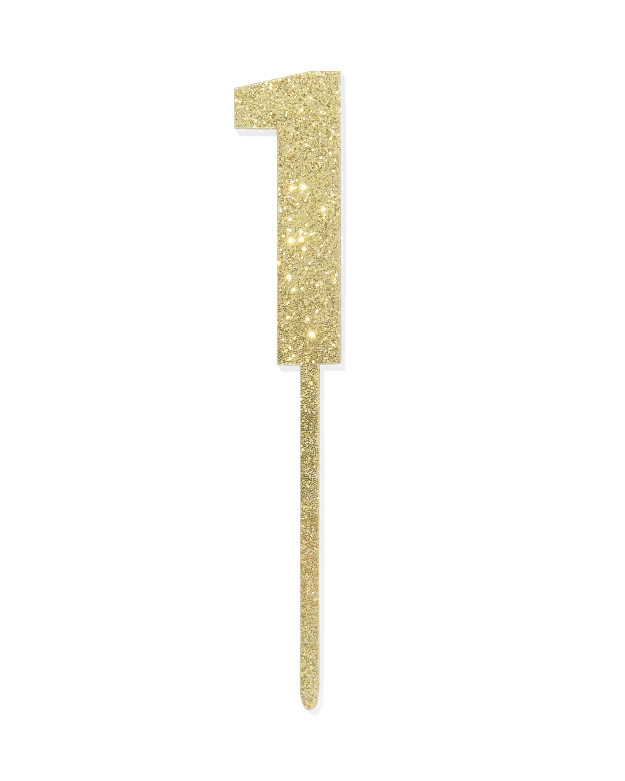 Décoration de gâteau réutilisable chiffre 1