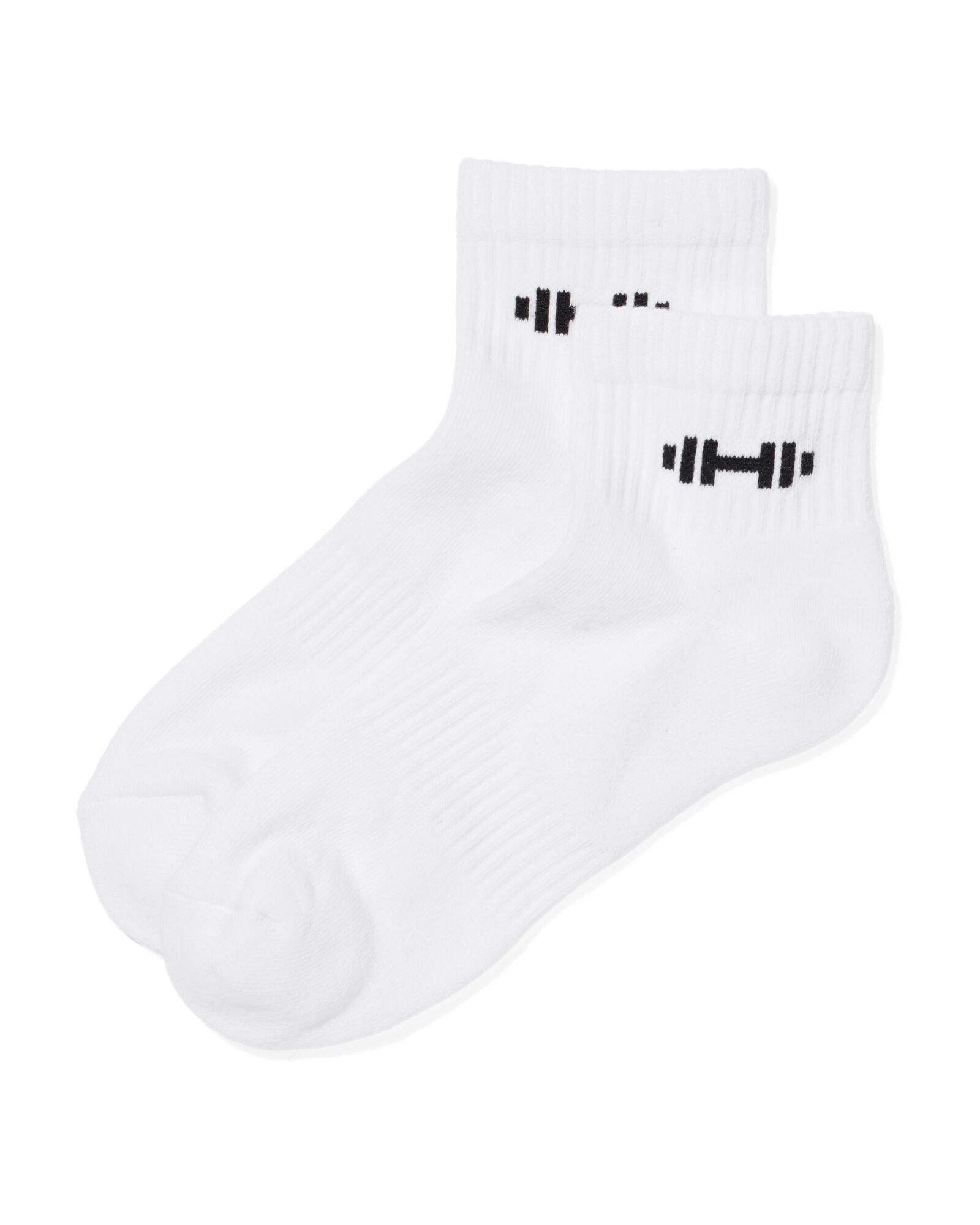 chaussettes de sport pour dames - 2 paires blanc blanc - 4400040WHITE - HEMA