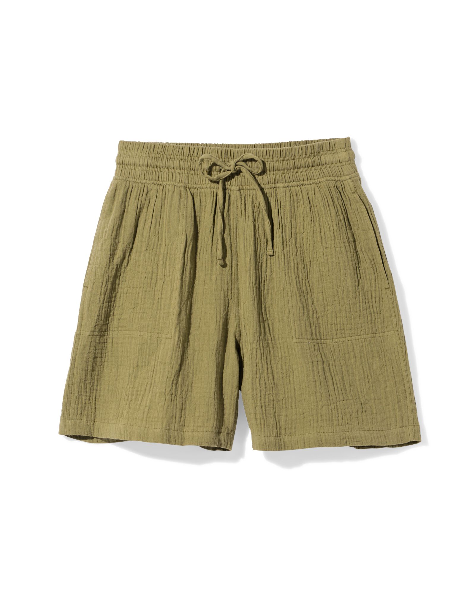 short femme coupe d&eacute;contract&eacute;e mousseline vert - 36304210GREEN - HEMA