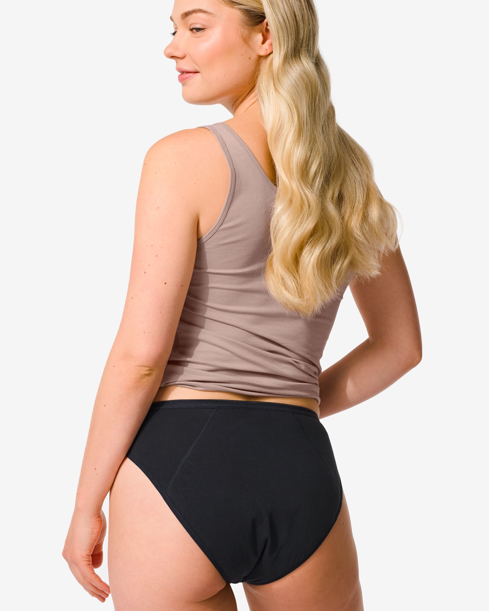 slip menstruel coton haut pouvoir absorbant noir noir - 19681200BLACK - HEMA