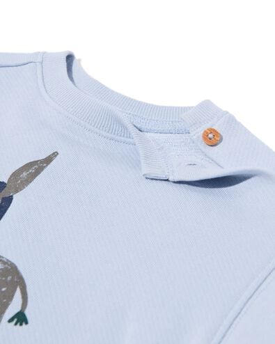 pull b&eacute;b&eacute; tissu sweat &acirc;nes bleu clair bleu clair - 33113680LIGHTBLUE - HEMA