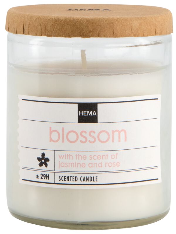 geurkaars in glas &Oslash;6.5 blossom - 13502453 - HEMA