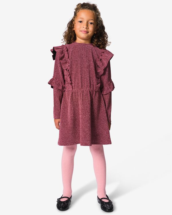 Kinderkleid aus Jersey normale Passform rosa rosa - 30899005PINK - HEMA