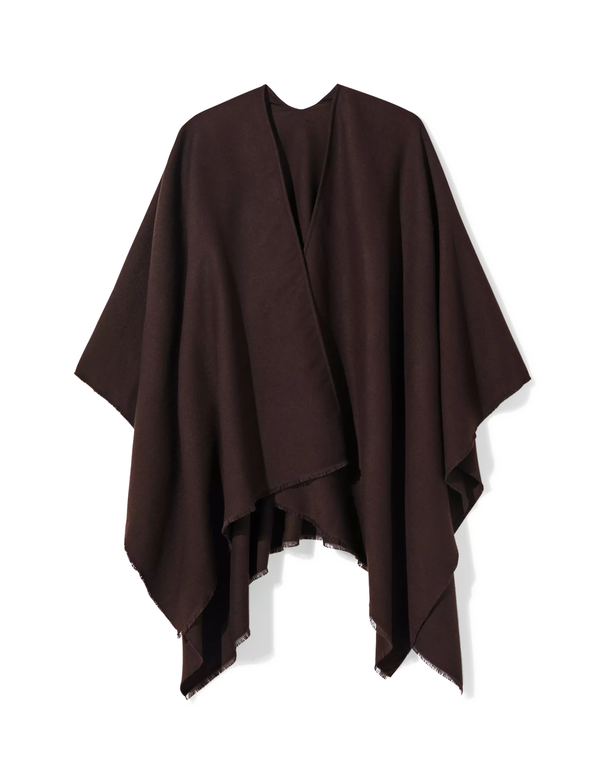 Damenponcho, braun