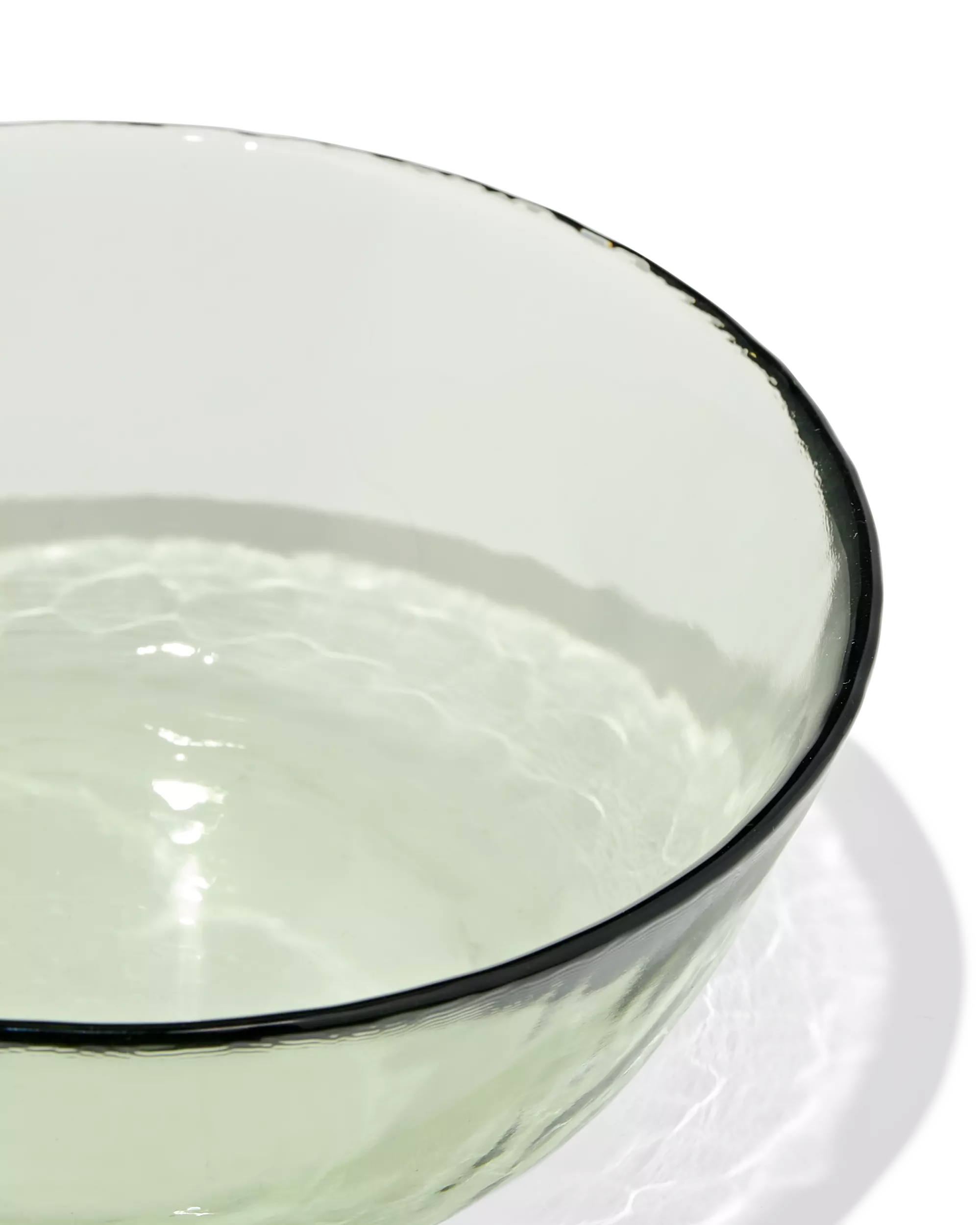 bol ⌀14,5cm verre martelé vert
