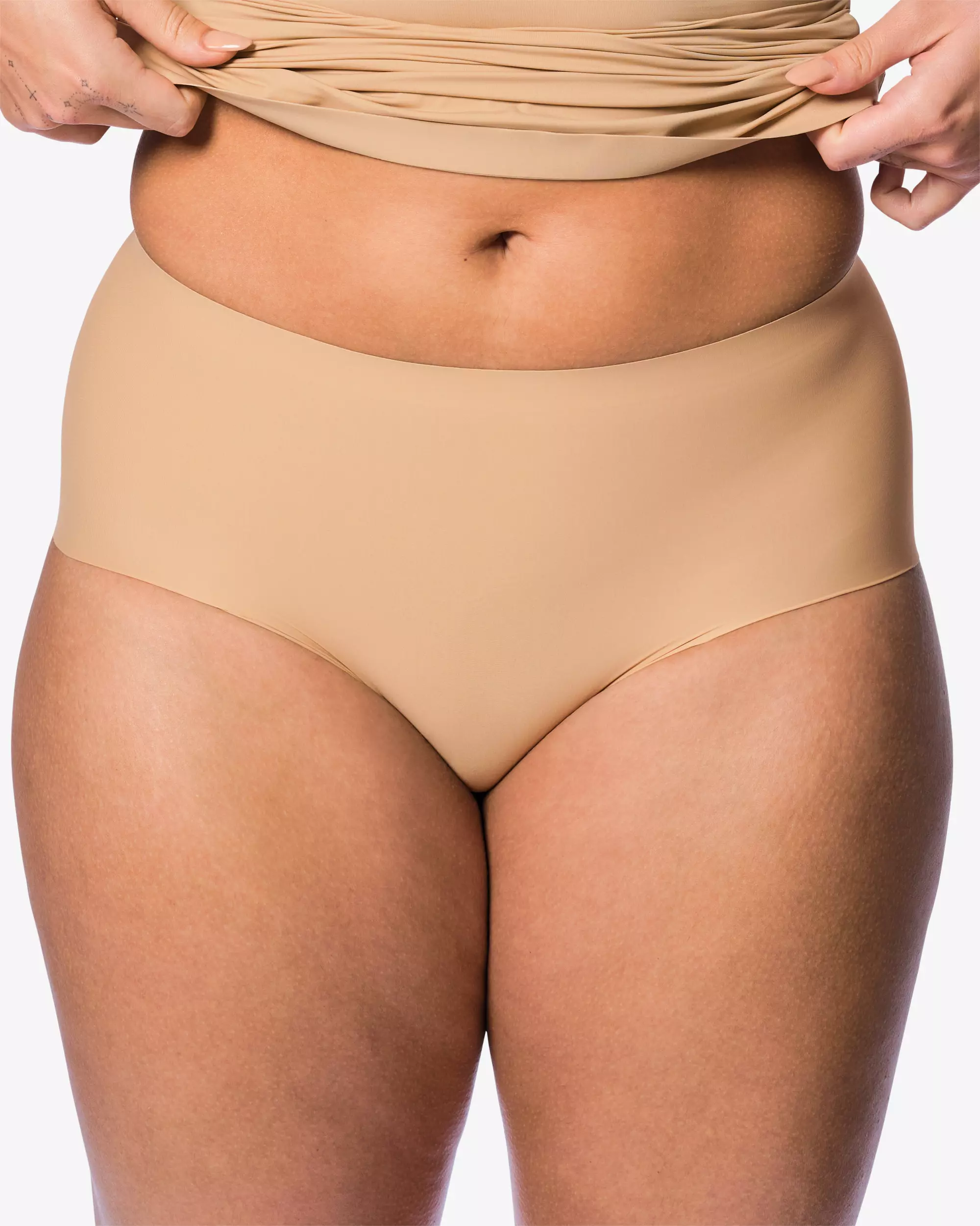 slip femme moyennement gainant taille haute