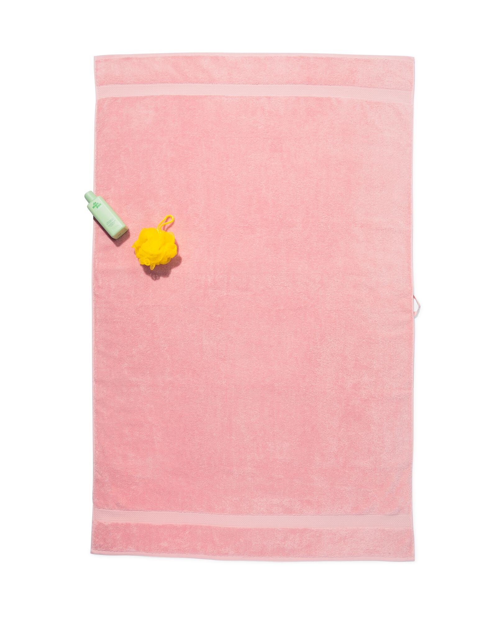 serviette 100x150cm qualit&eacute; &eacute;paisse rose p&acirc;le rose p&acirc;le serviette 100 x 150 - 5282855 - HEMA
