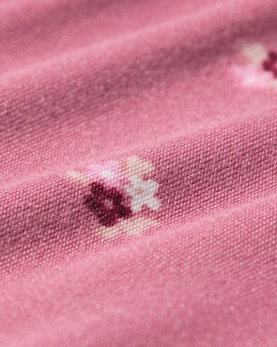 chemise de nuit femme tissu bross&eacute; micro fleurs rose rose - 23401846PINK - HEMA