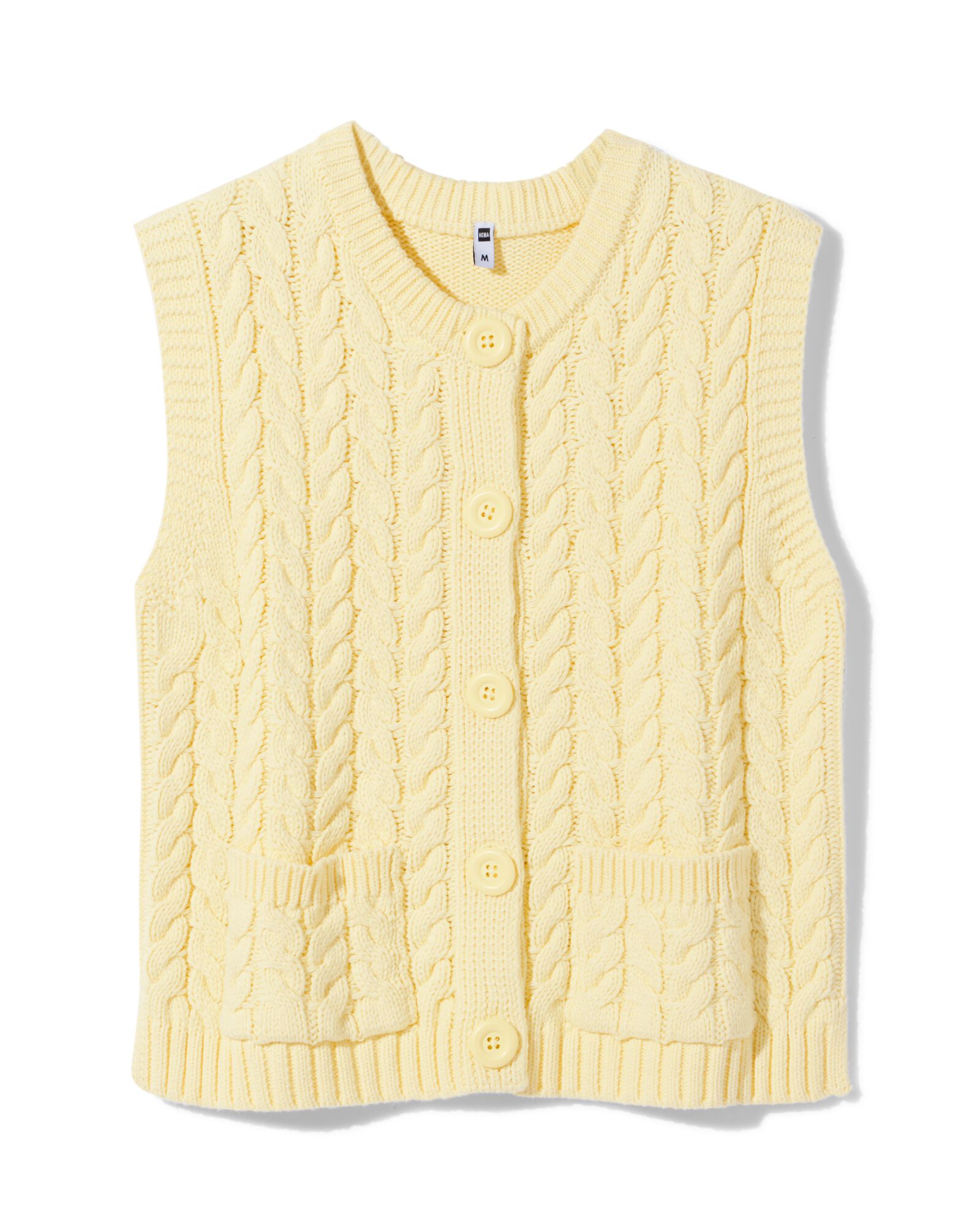 spencer femme Nadine torsades jaune jaune - 36212980YELLOW - HEMA