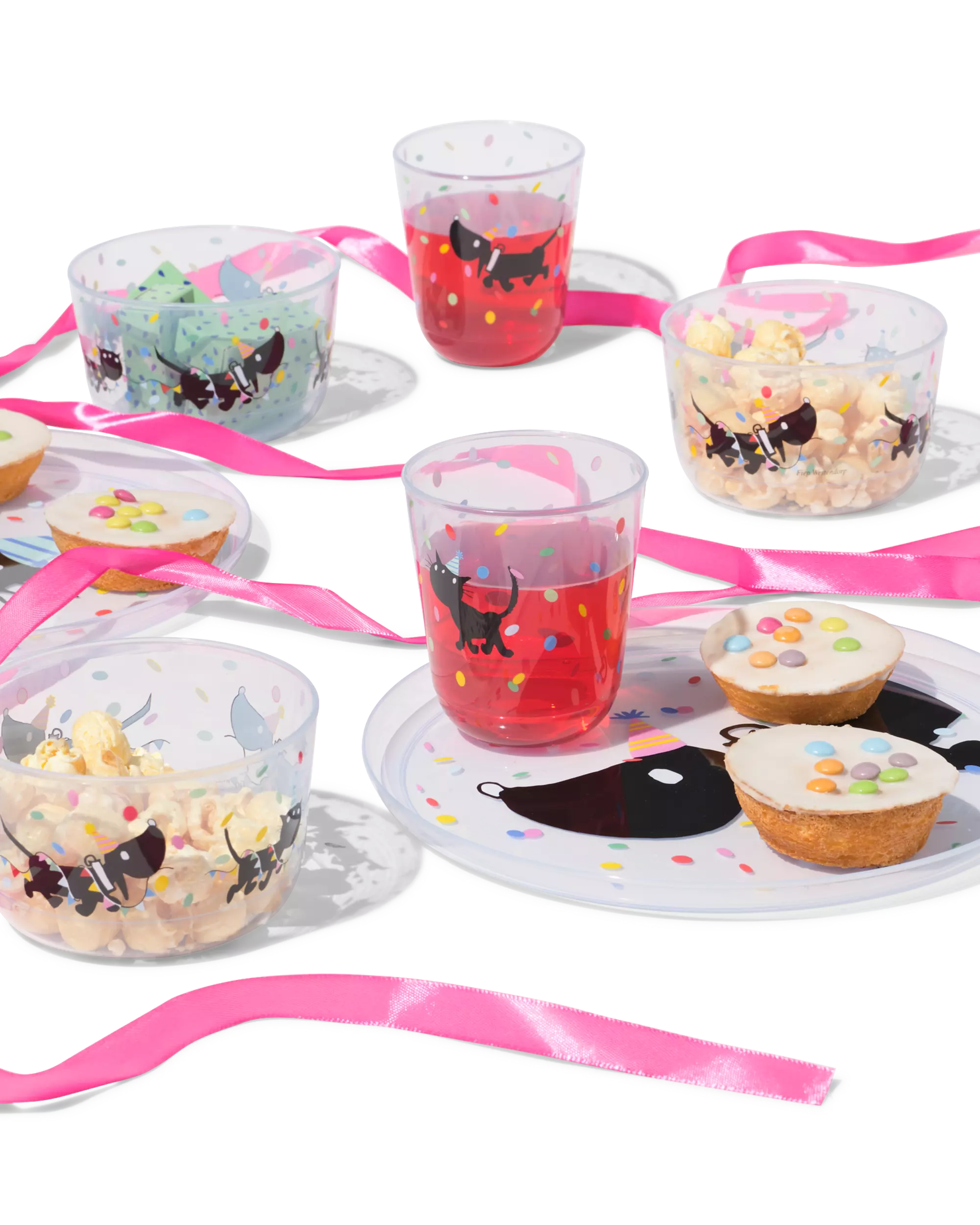 gobelets réutilisables Takkie et Siepie confettis - 4 pièces
