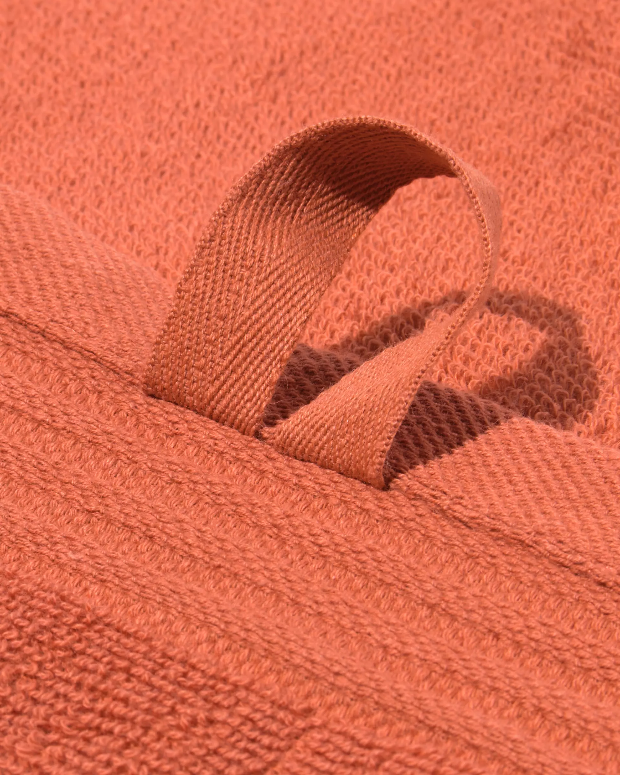 essuie-mains 50x50cm coton corail