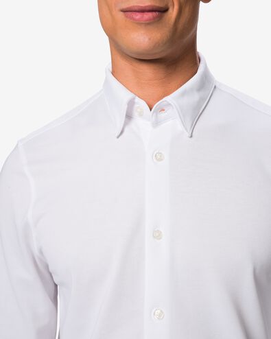 chemise homme Billy piqu&eacute;e blanc cass&eacute; blanc cass&eacute; - 2101870OFFWHITE - HEMA