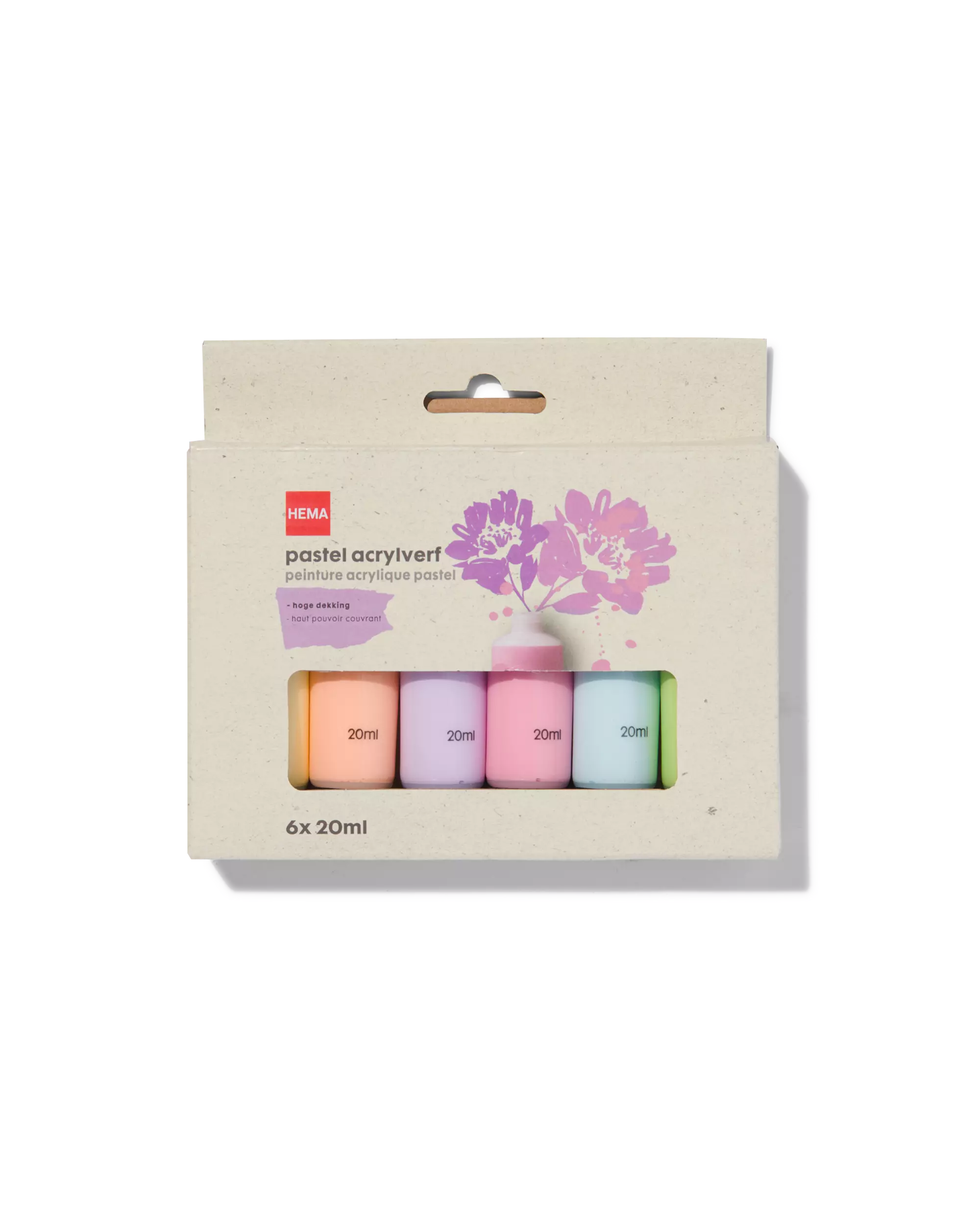 peinture acrylique pastel 6 x 20 ml