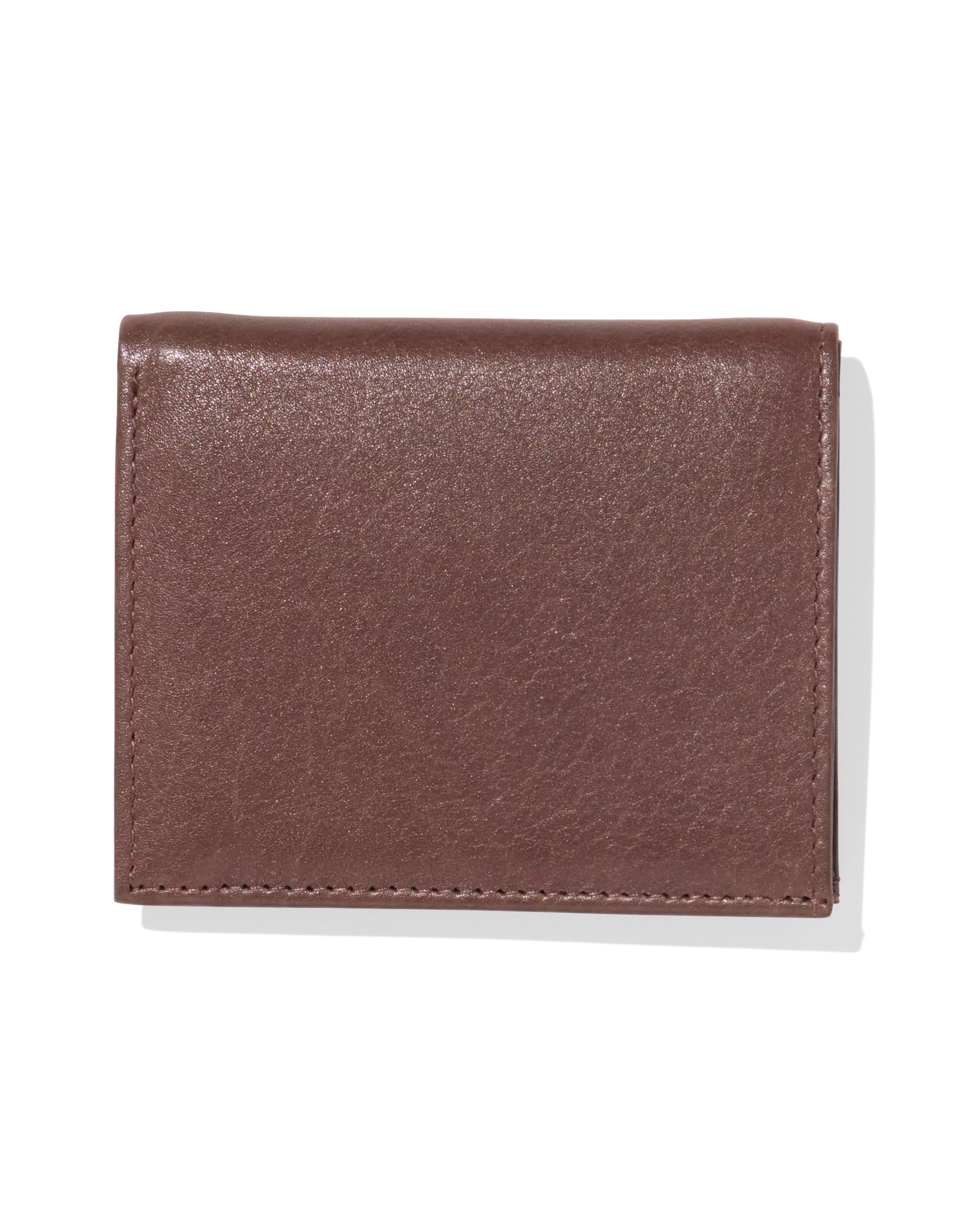 Brieftasche, hohes Format, aus braunem Leder