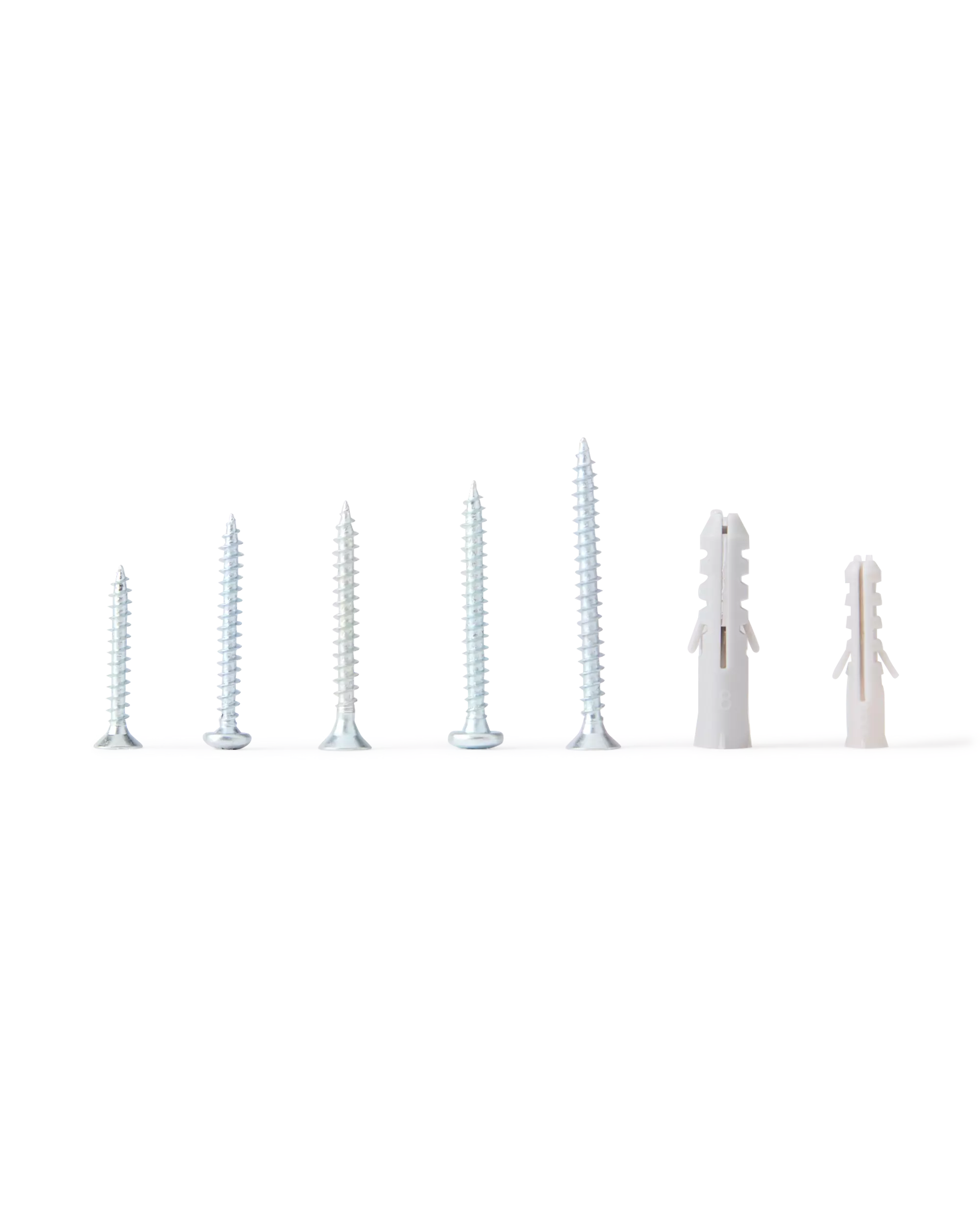boîte d'assortiment de vis et de chevilles - 175 pièces
