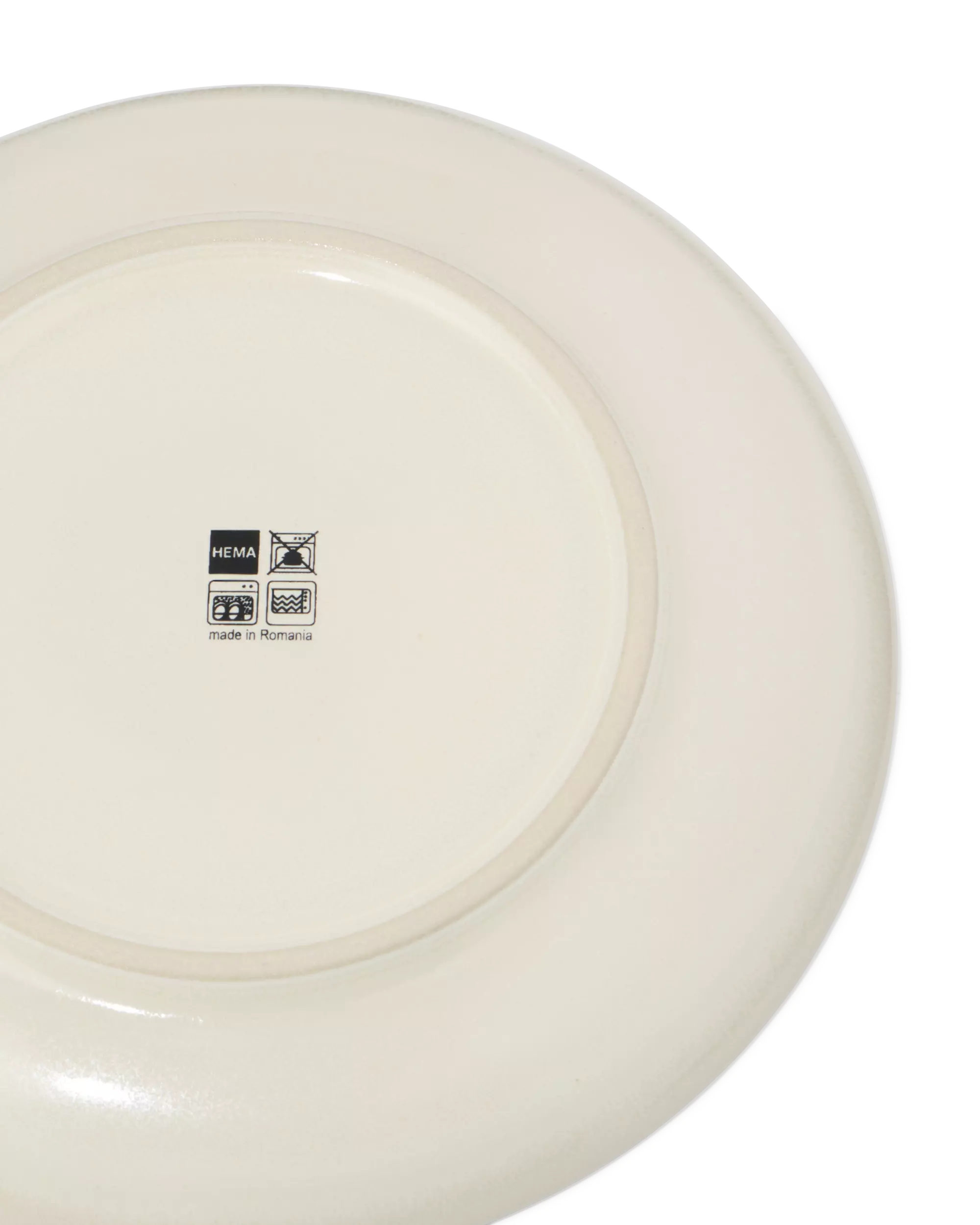 petite assiette Ø21cm Puur faïence blanc cassé