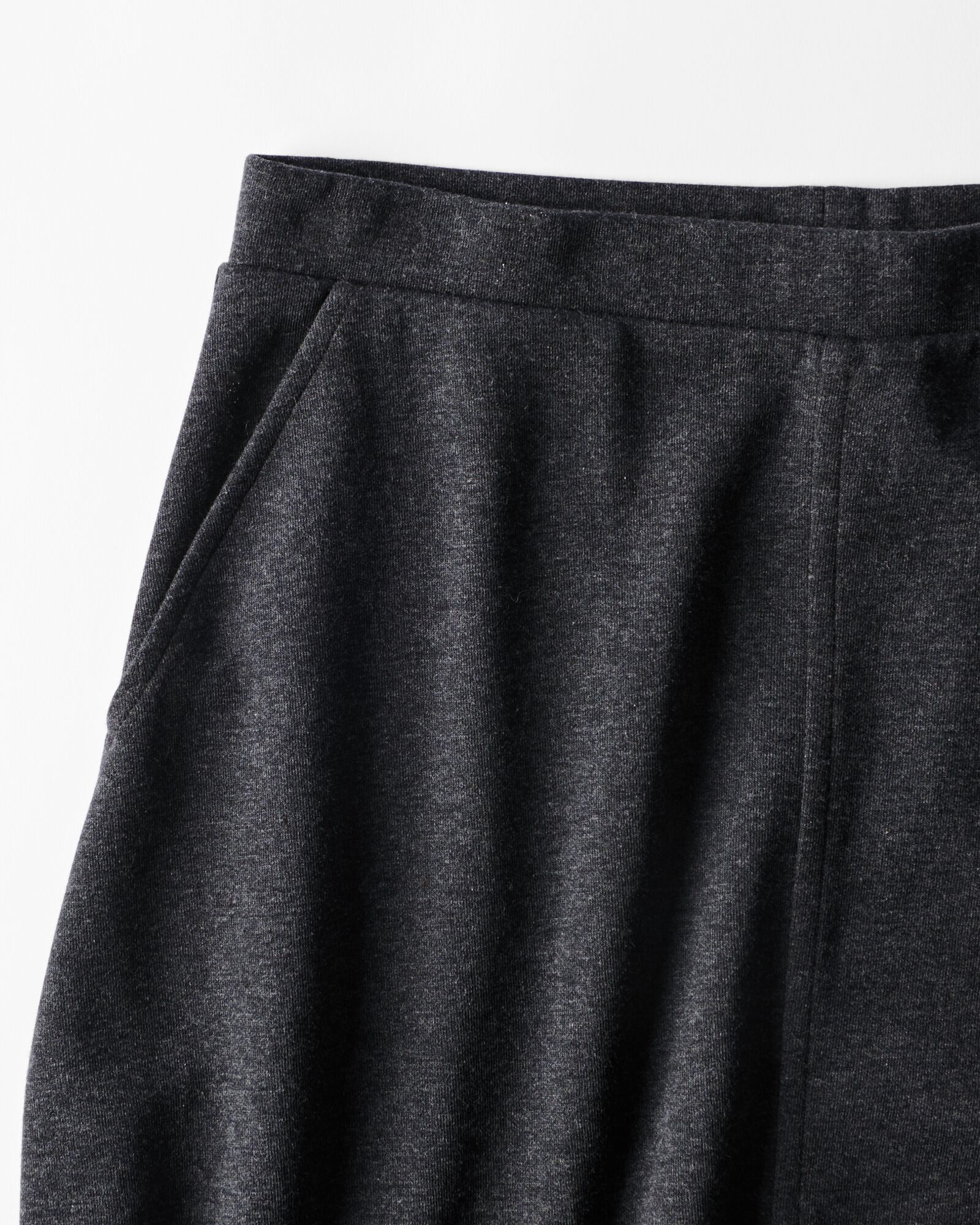 jupe femme Otis coupe trap&egrave;ze jersey anthracite anthracite - 36214920ANTHRACITE - HEMA