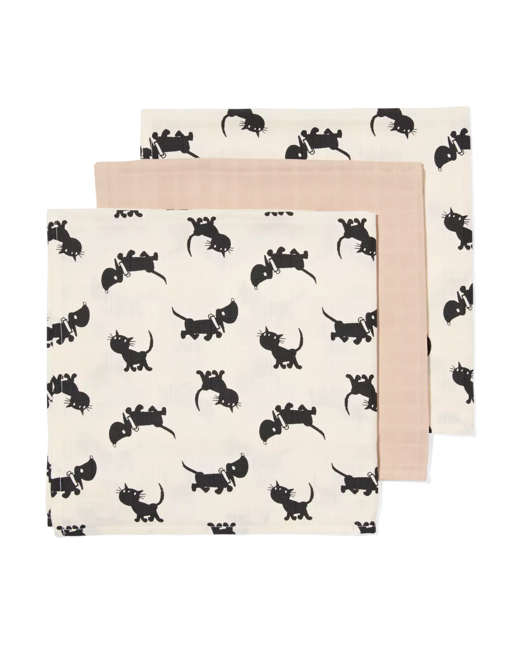 Takkie en Siepie hydrofieldoeken 60x60cm - 3 stuks