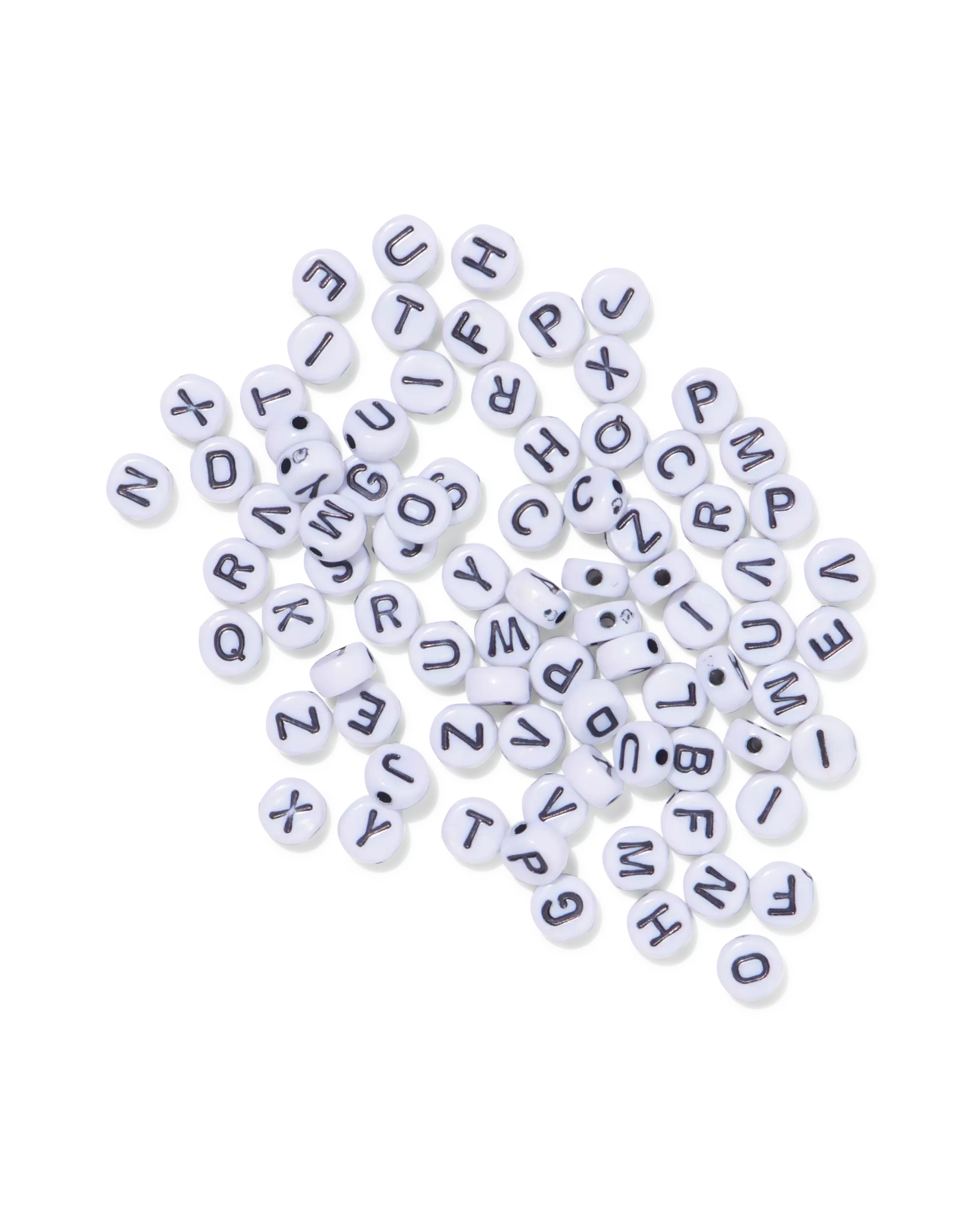doosje kralen rond letters