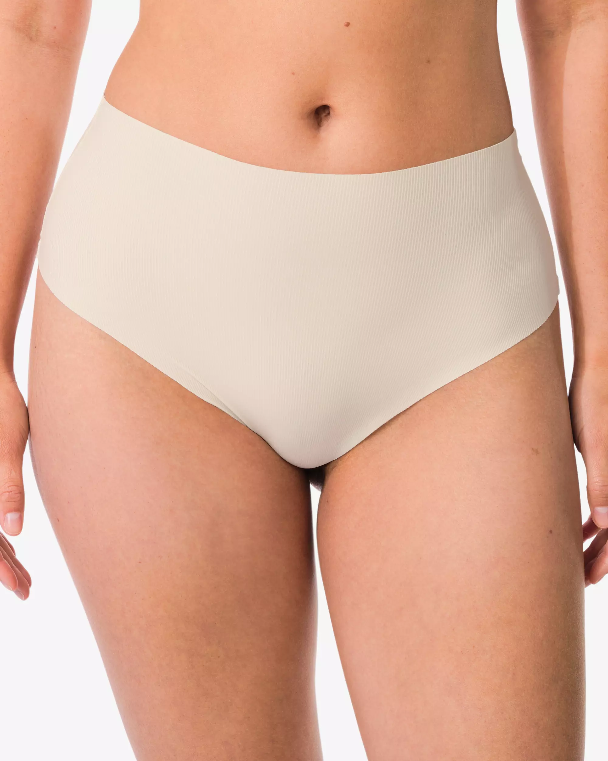string femme taille haute microfibre côtelé confort ultime