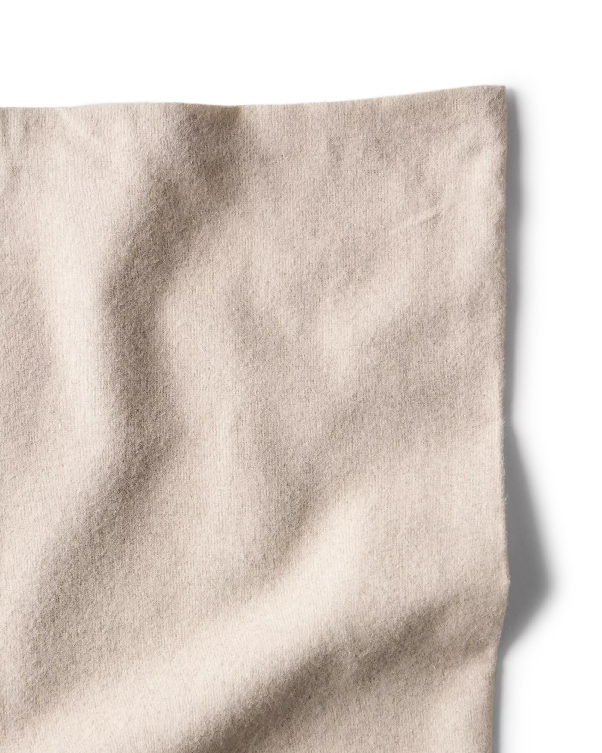 housse de couette 200x200/220cm flanelle mélange greige