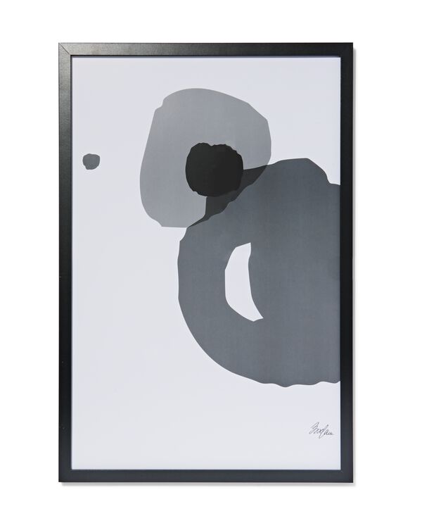 fotolijst 40x60cm zwart hout 40 x 60 - 13621041L40X60 - HEMA