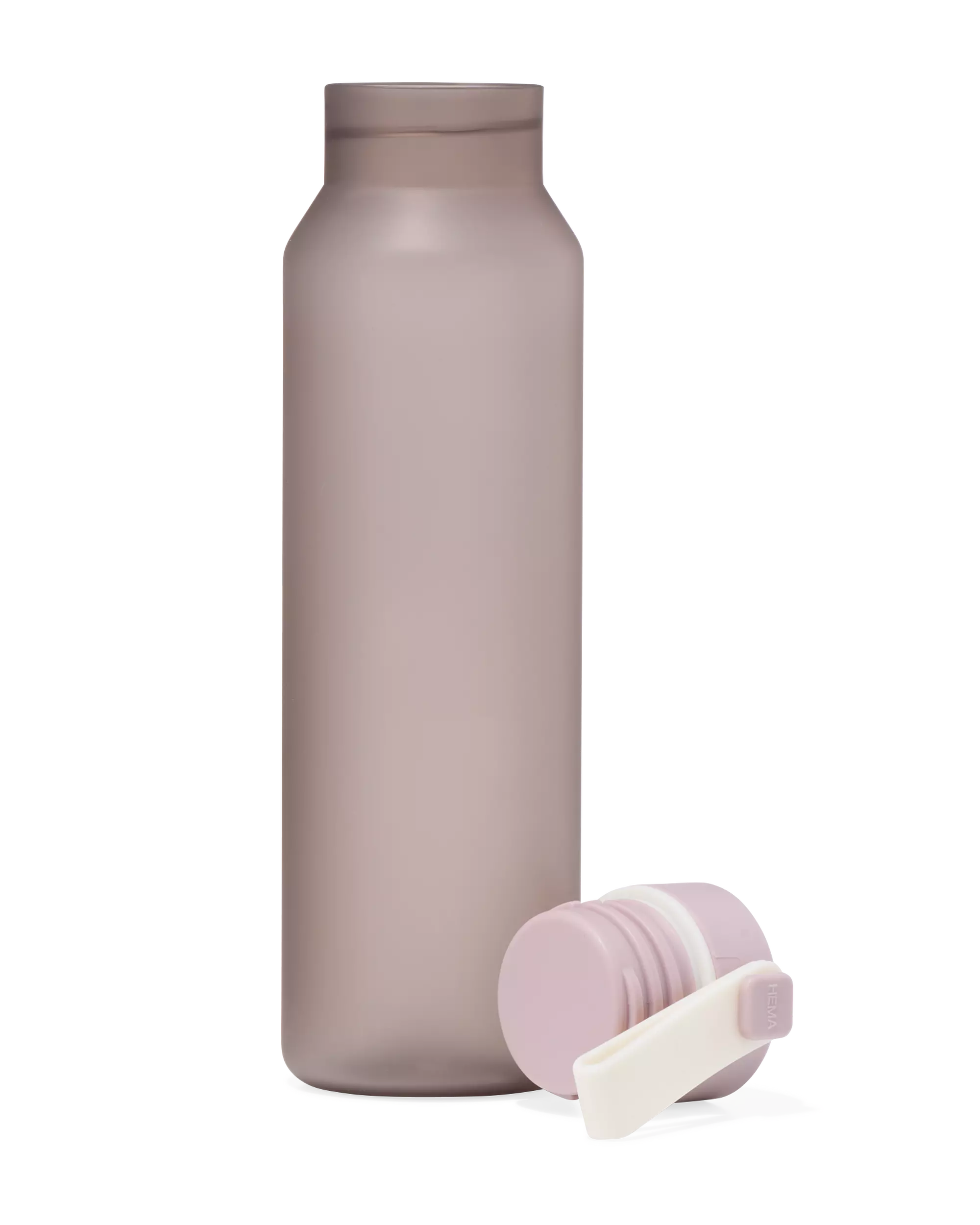 Wasserflasche, 600 ml, in Dunkelrosa
