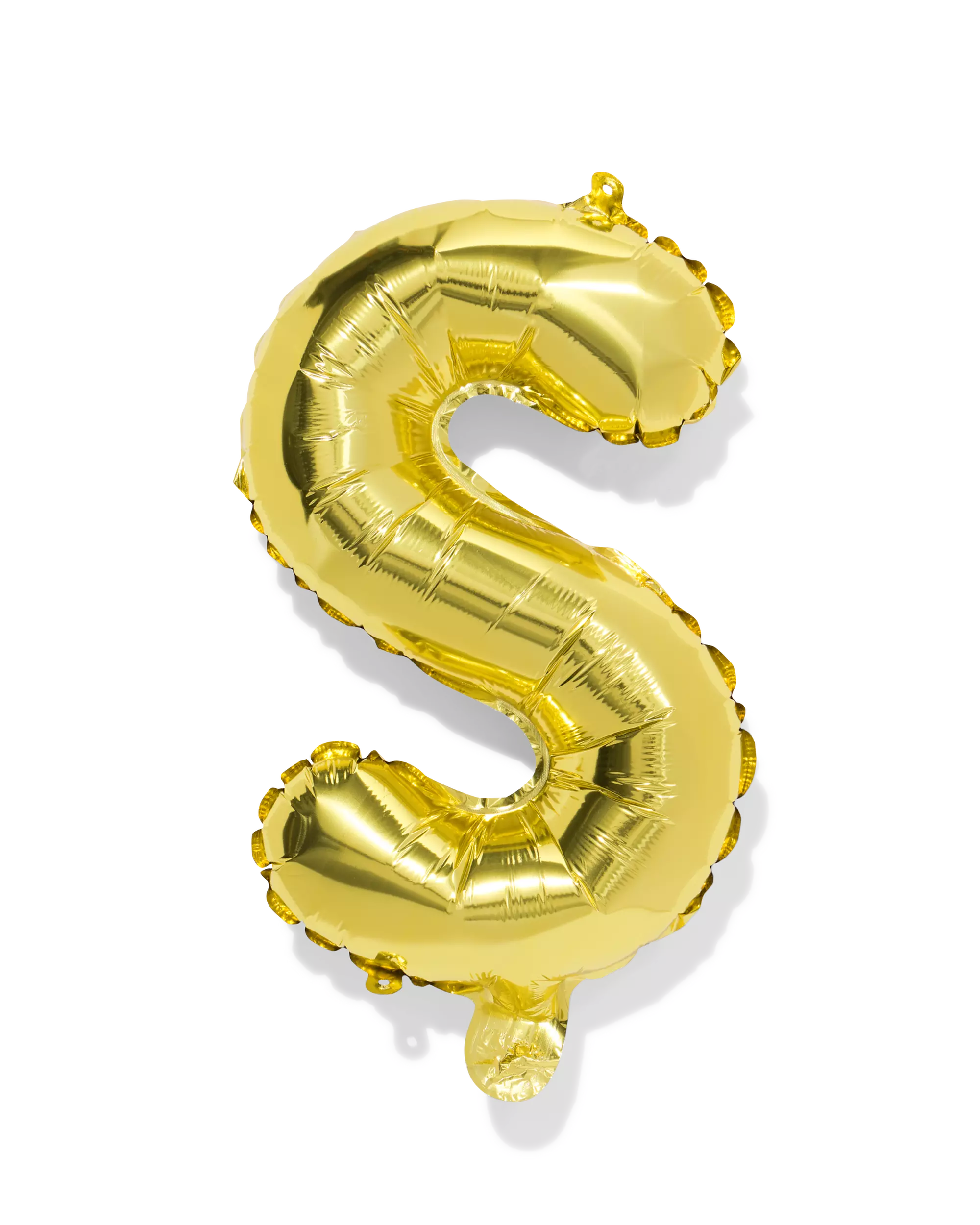 Folienballon Buchstabe S 30 cm Gold