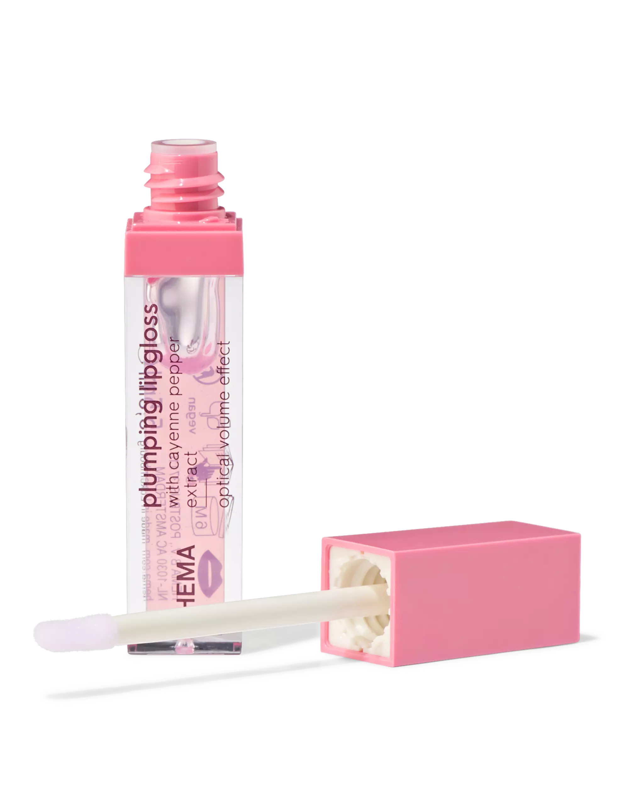 plumping lipgloss transparant